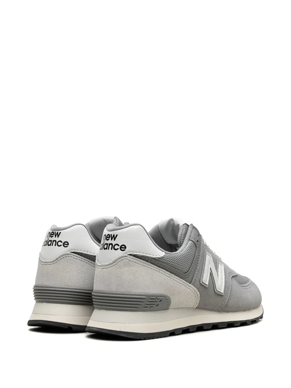 New Balance 574 Grey/White Sneakers Grazuv Mart