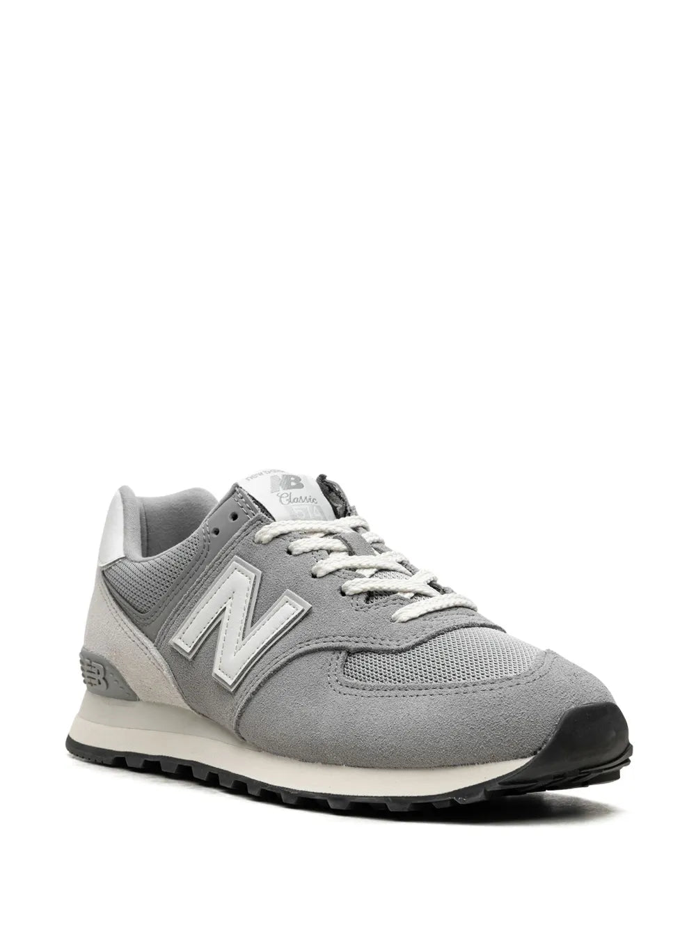 New Balance 574 Grey/White Sneakers Grazuv Mart