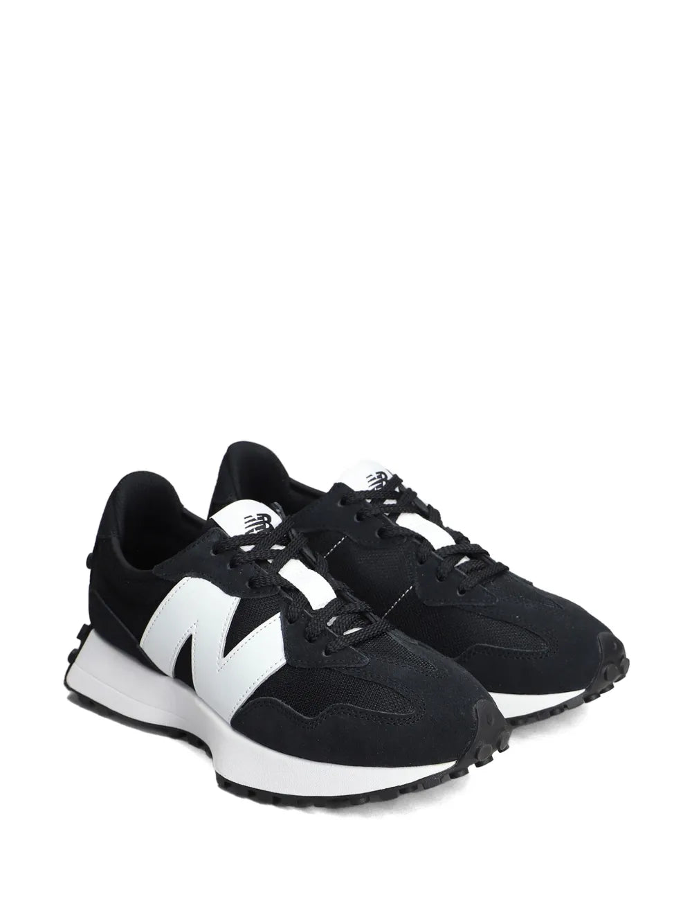New Balance Lace-Up Logo-Patch Sneakers Grazuv Mart