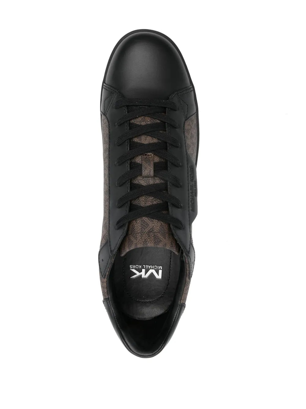 Michael Kors Keating Monogram-Pattern Sneakers Grazuv Mart