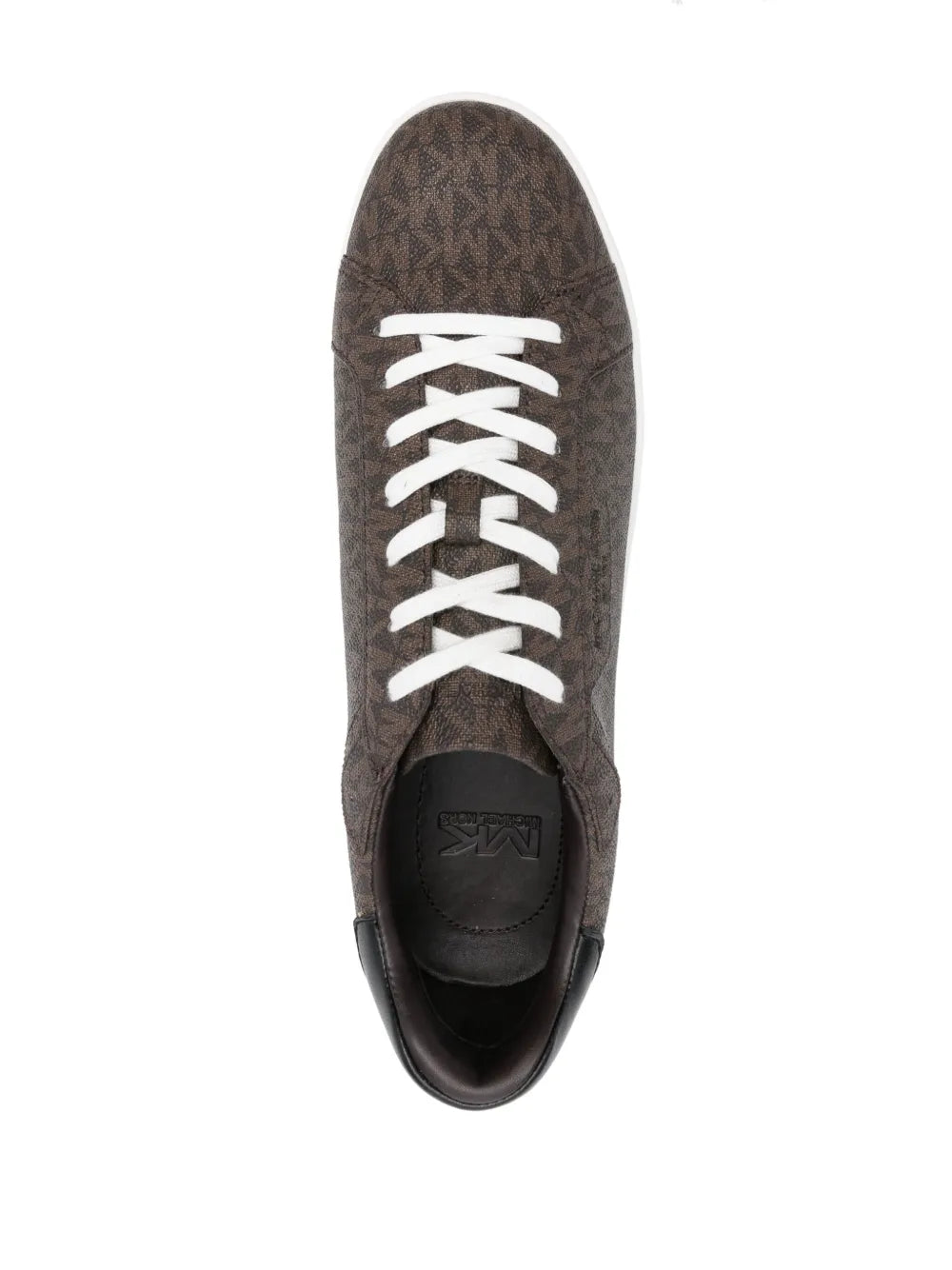 Michael Kors Keating Monogram-Pattern Sneakers Grazuv Mart