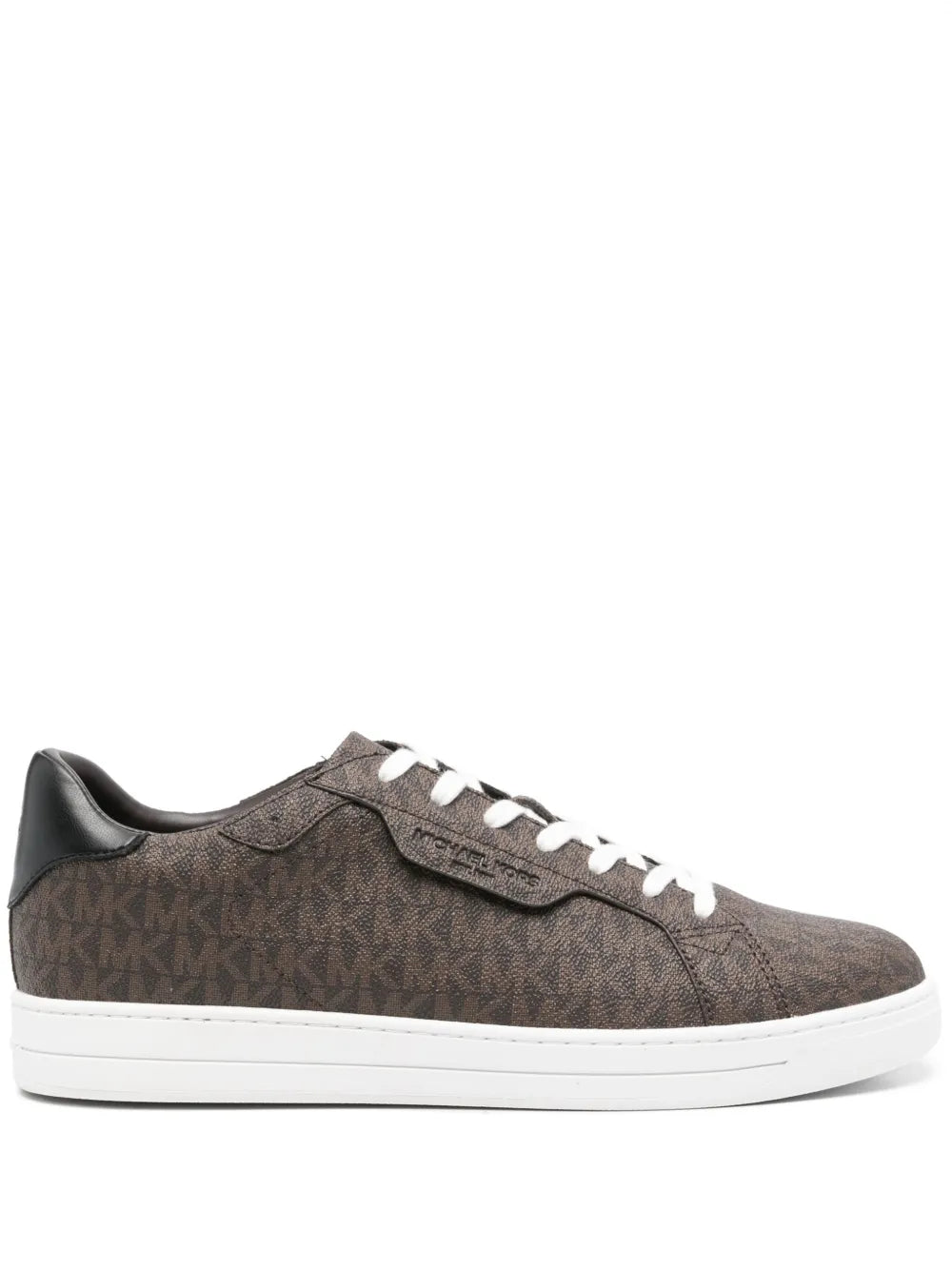 Michael Kors Keating Monogram-Pattern Sneakers Grazuv Mart