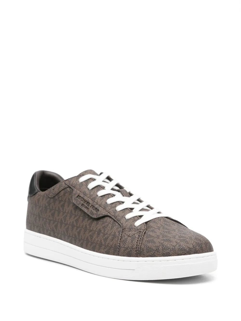 Michael Kors Keating Monogram-Pattern Sneakers Grazuv Mart