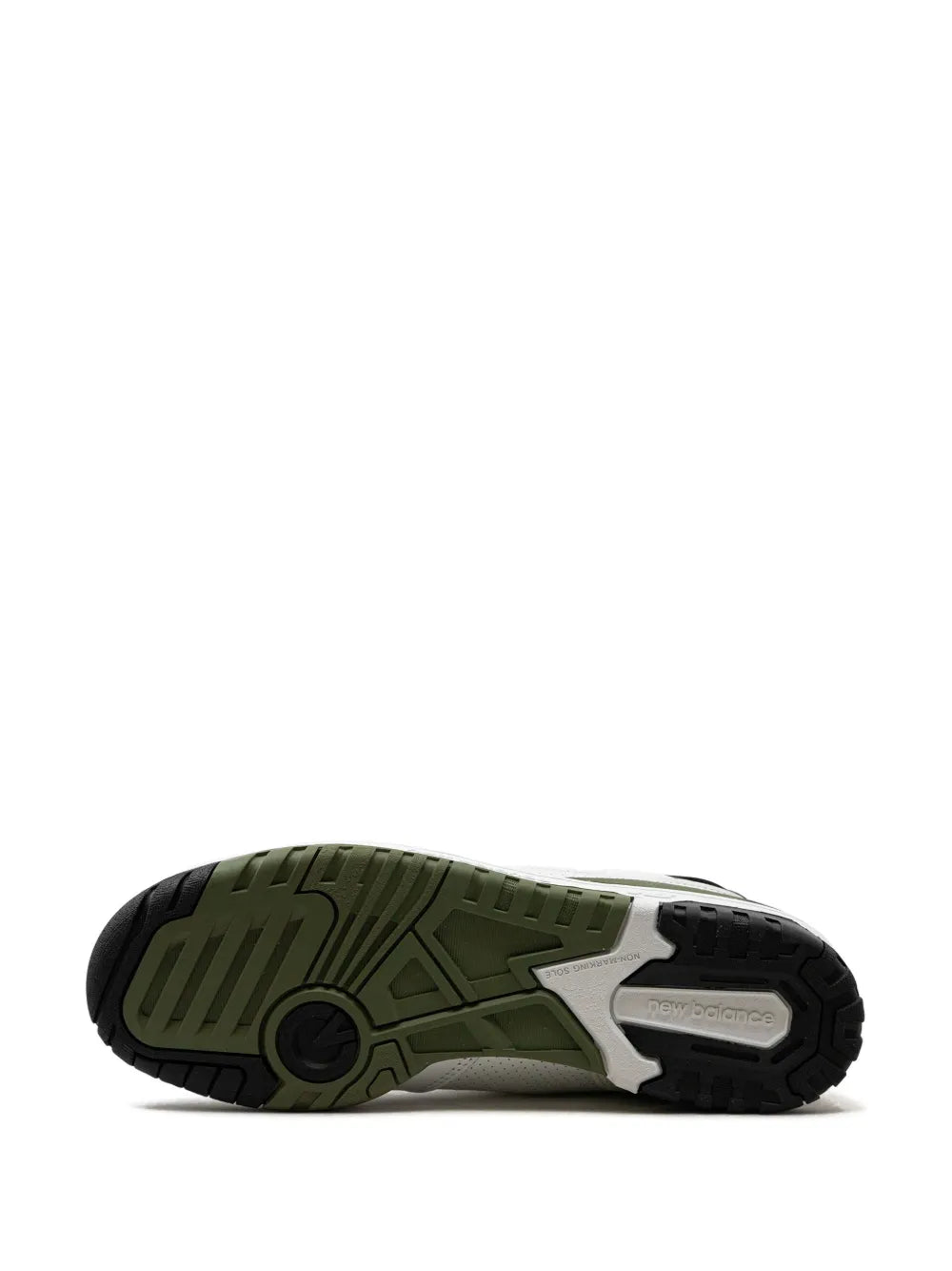New Balance 550 White/Dark Olive Sneakers Grazuv Mart