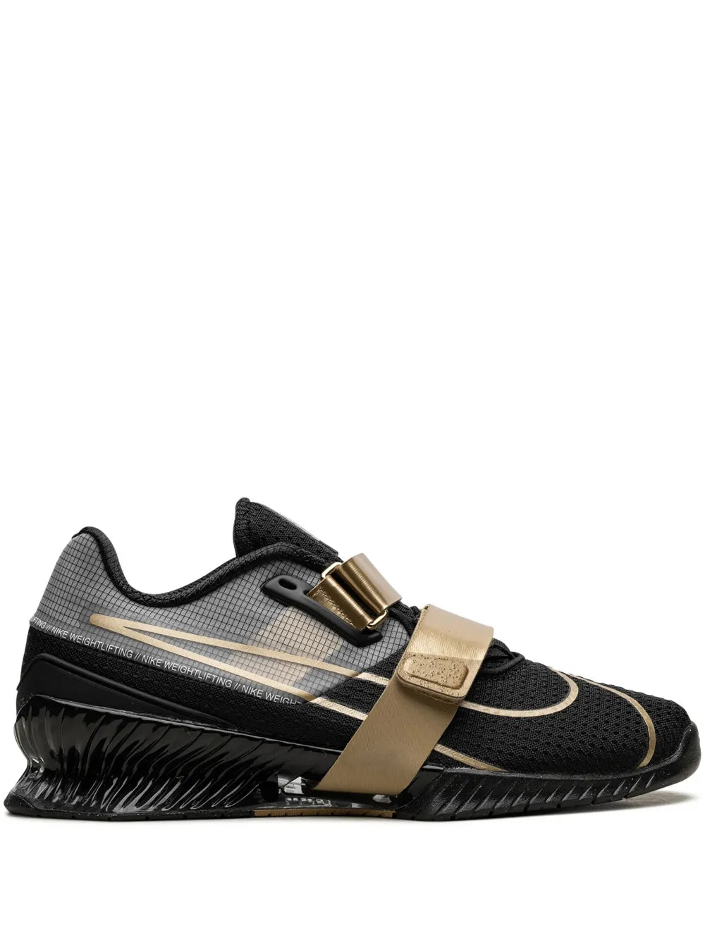 Nike Romaleos 4 Black/Metallic Gold Weightlifting Shoes Grazuv Mart