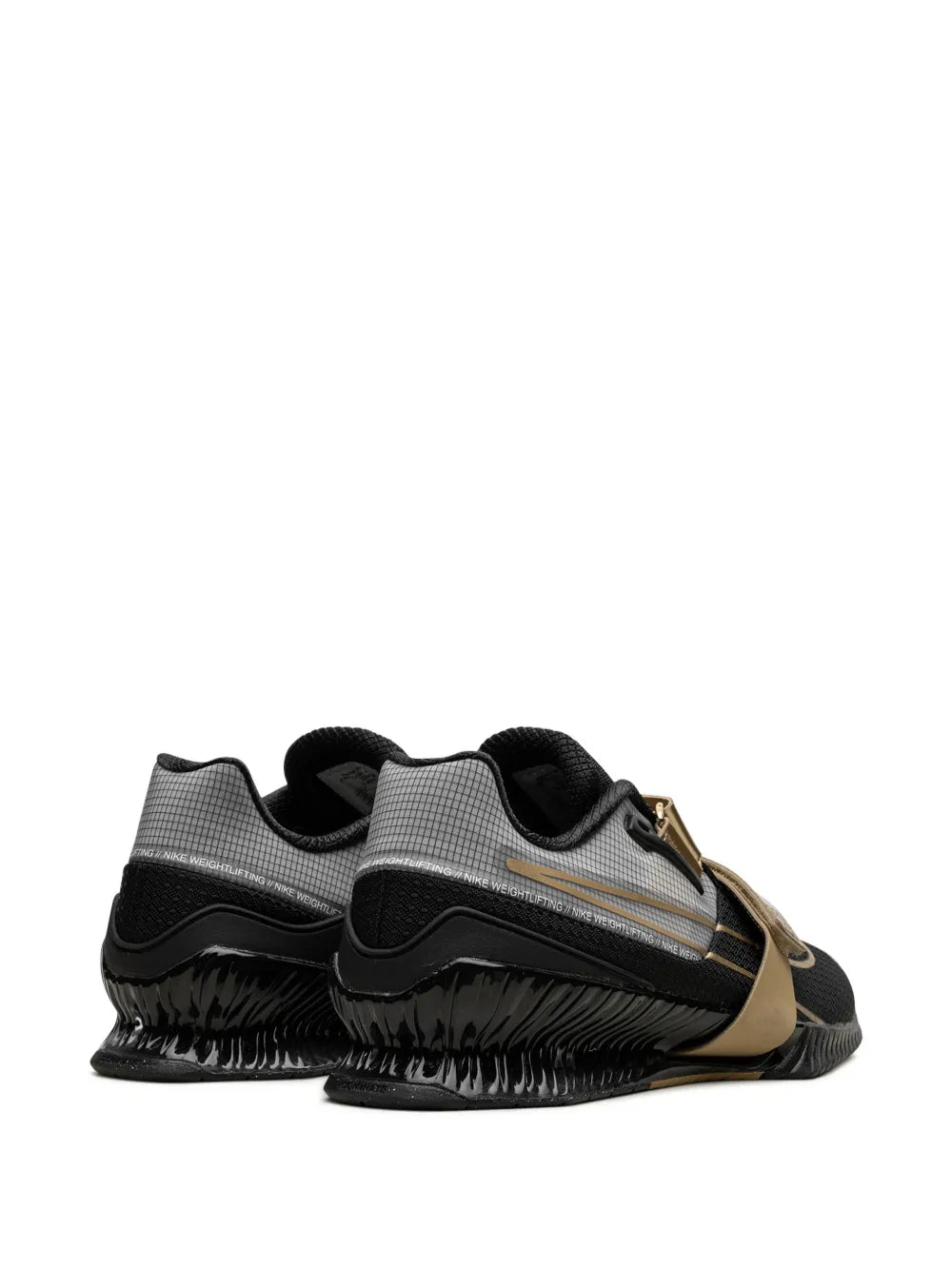 Nike Romaleos 4 Black/Metallic Gold Weightlifting Shoes Grazuv Mart