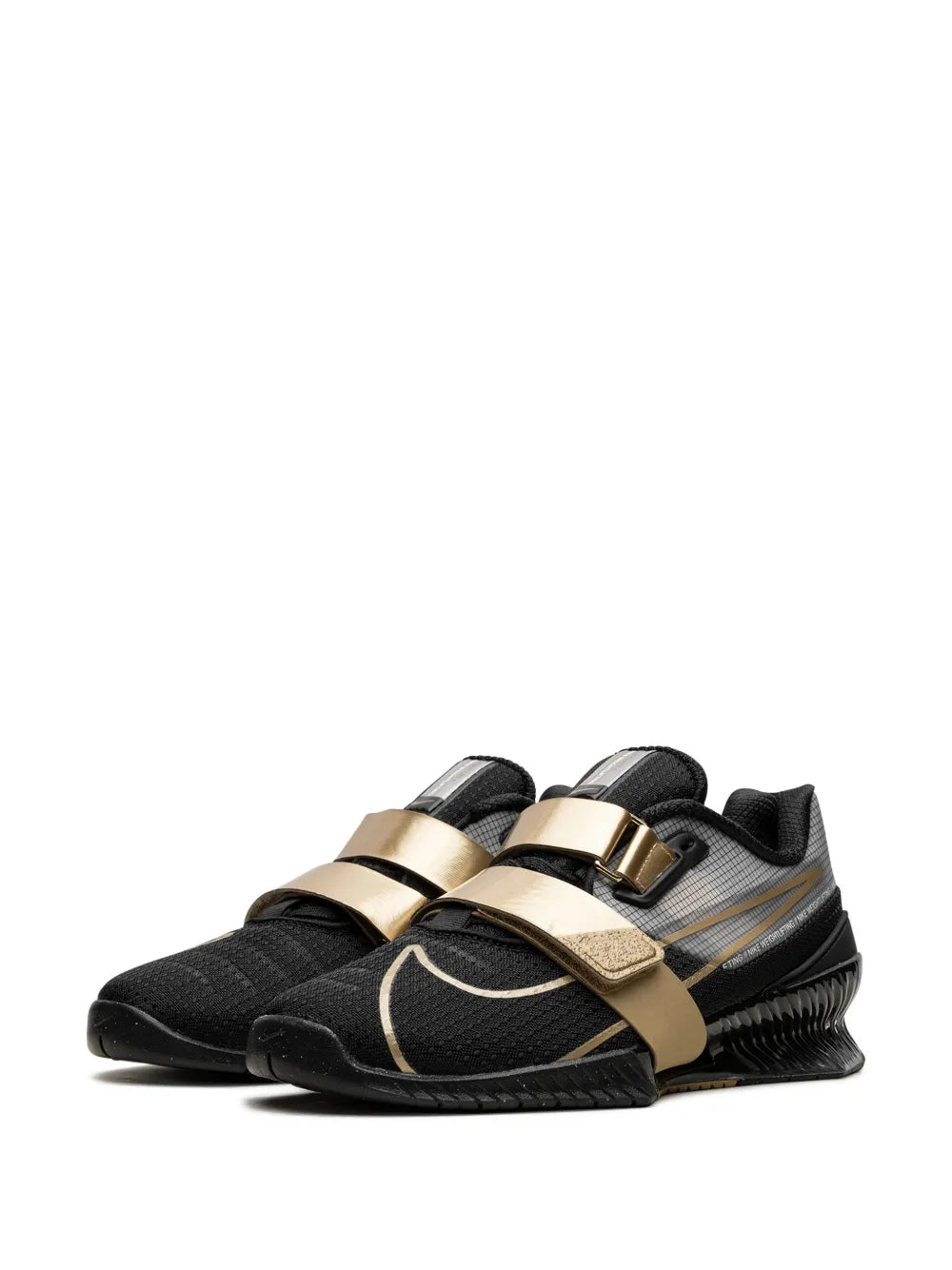 Nike Romaleos 4 Black/Metallic Gold Weightlifting Shoes Grazuv Mart