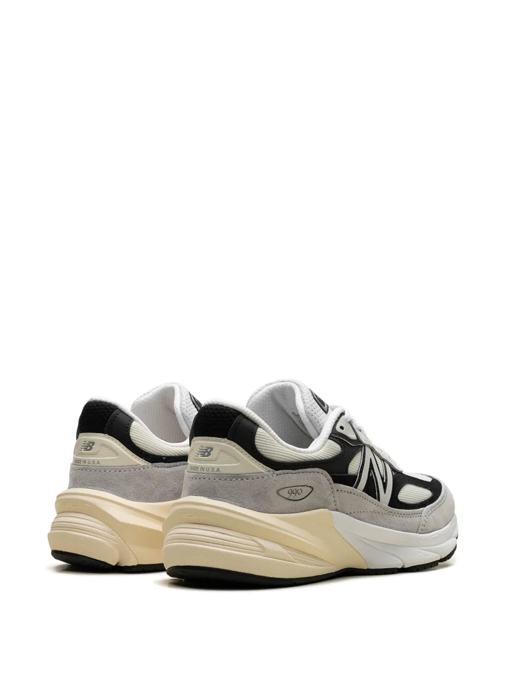 New Balance 990V6 Made In Usa - Grey / Black Sneakers Grazuv Mart