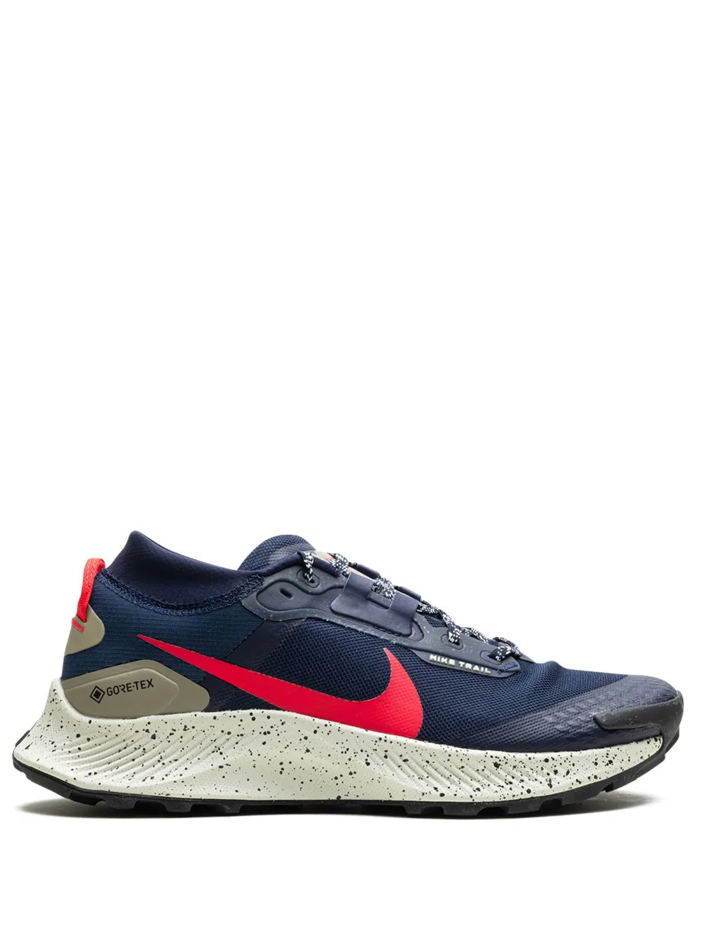 Nike Pegasus Trail 3 Gore-Tex Obsidian/Matte Olive/Citron Tint/Siren Red Sneakers Grazuv Mart