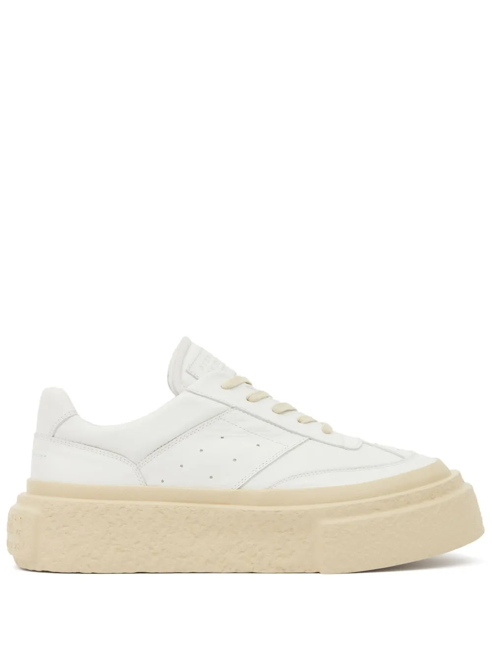 Mm6 Maison Margiela Chunky Gambetta Leather Sneakers Grazuv Mart