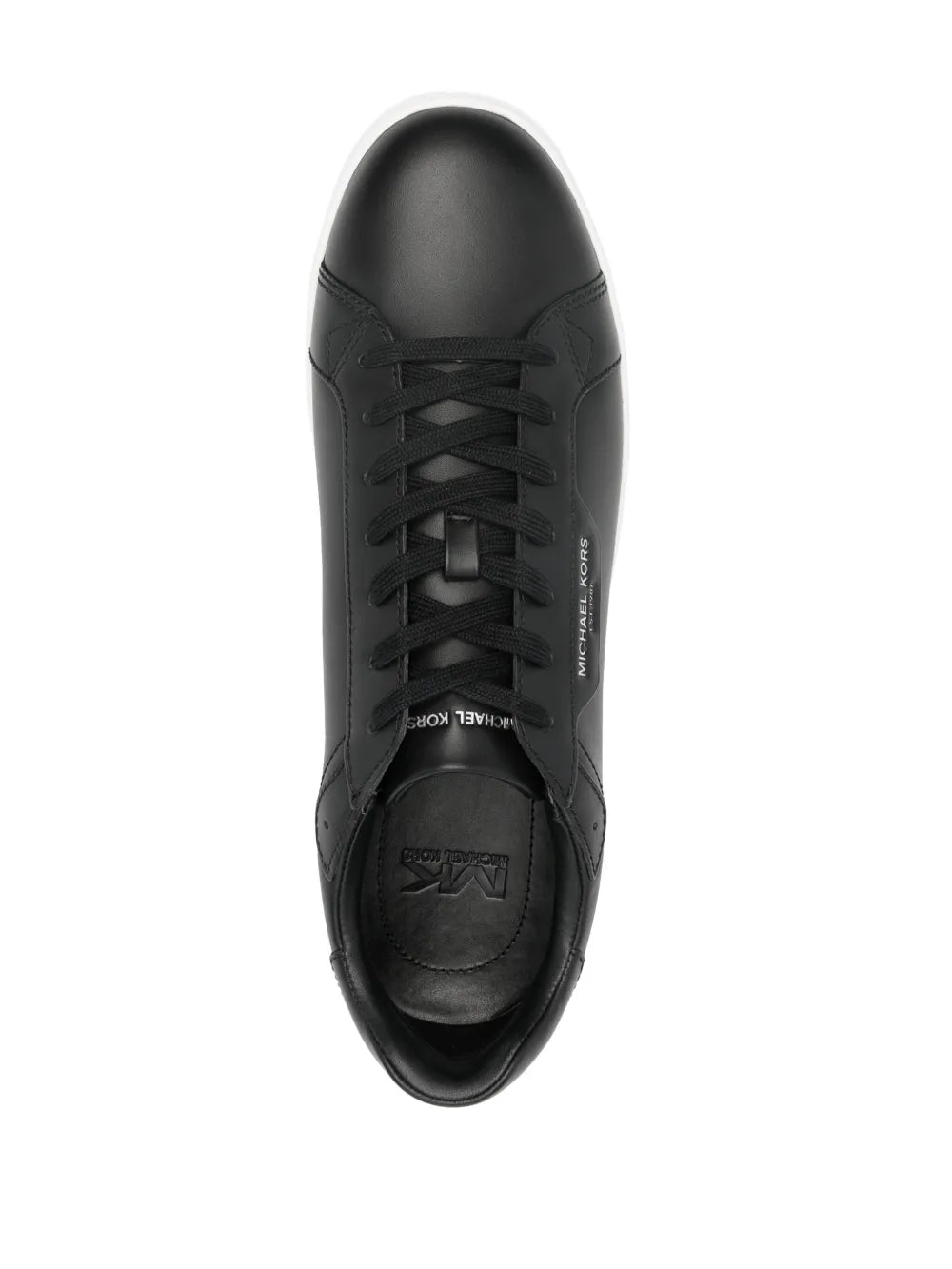 Michael Kors Keating Leather Sneakers Grazuv Mart