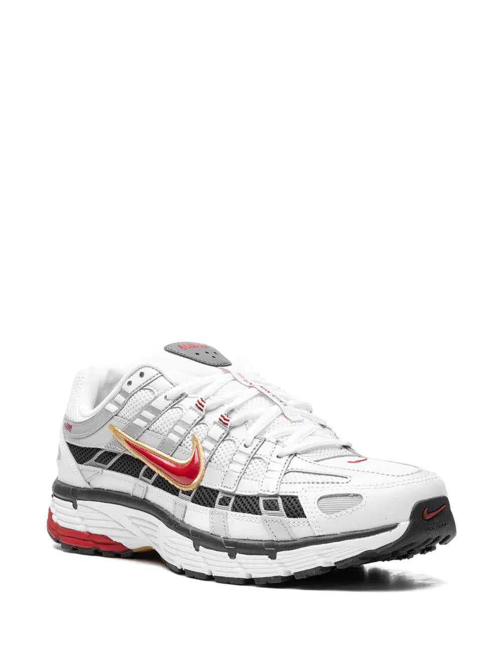 Nike P-6000 Platinum/Varsity Red Sneakers Grazuv Mart