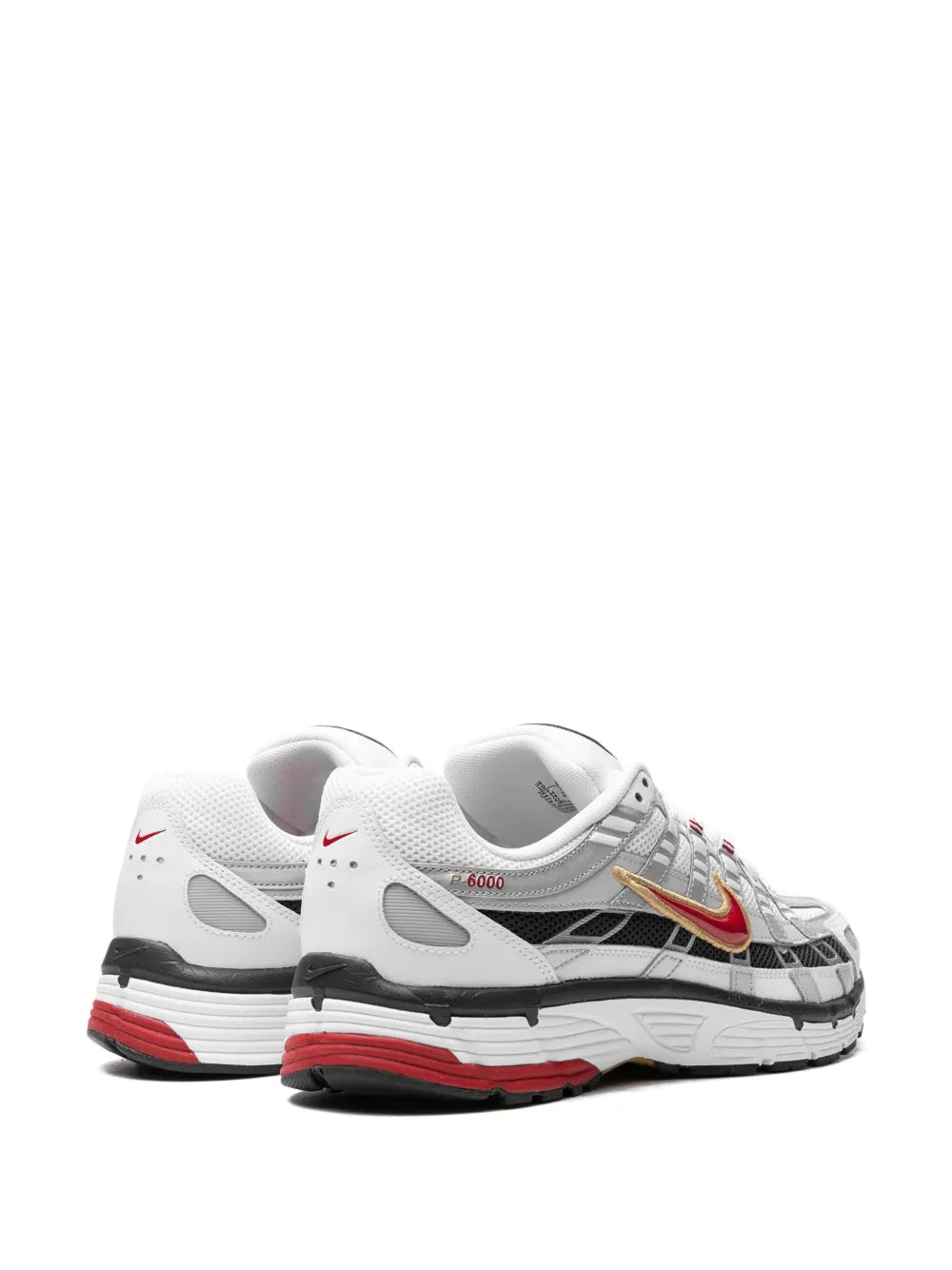 Nike P-6000 Platinum/Varsity Red Sneakers Grazuv Mart