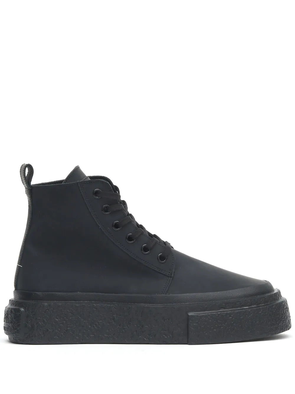 Mm6 Maison Margiela High-Top Leather Sneakers Grazuv Mart