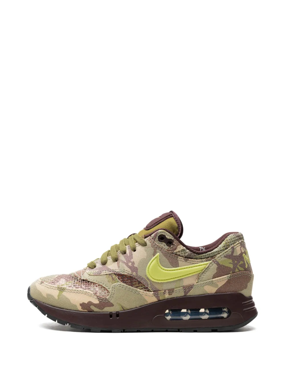 Nike Air Max 1 Camo - 200 Earth/Oil Green/Black/Light Lemon Twist Sneakers Grazuv Mart