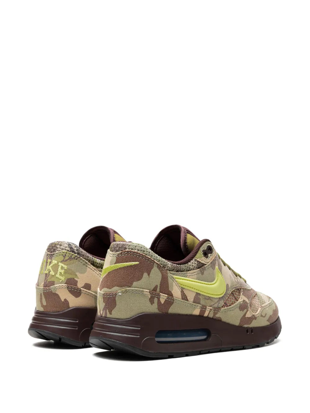 Nike Air Max 1 Camo - 200 Earth/Oil Green/Black/Light Lemon Twist Sneakers Grazuv Mart