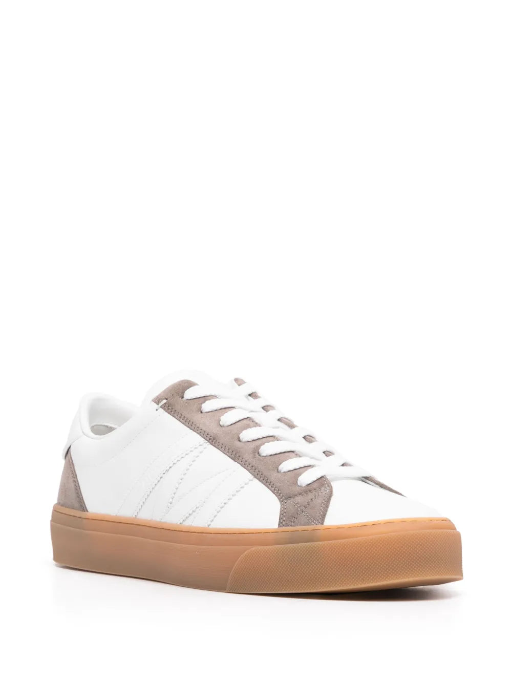 Moncler Monaco 2 Leather Sneakers Grazuv Mart