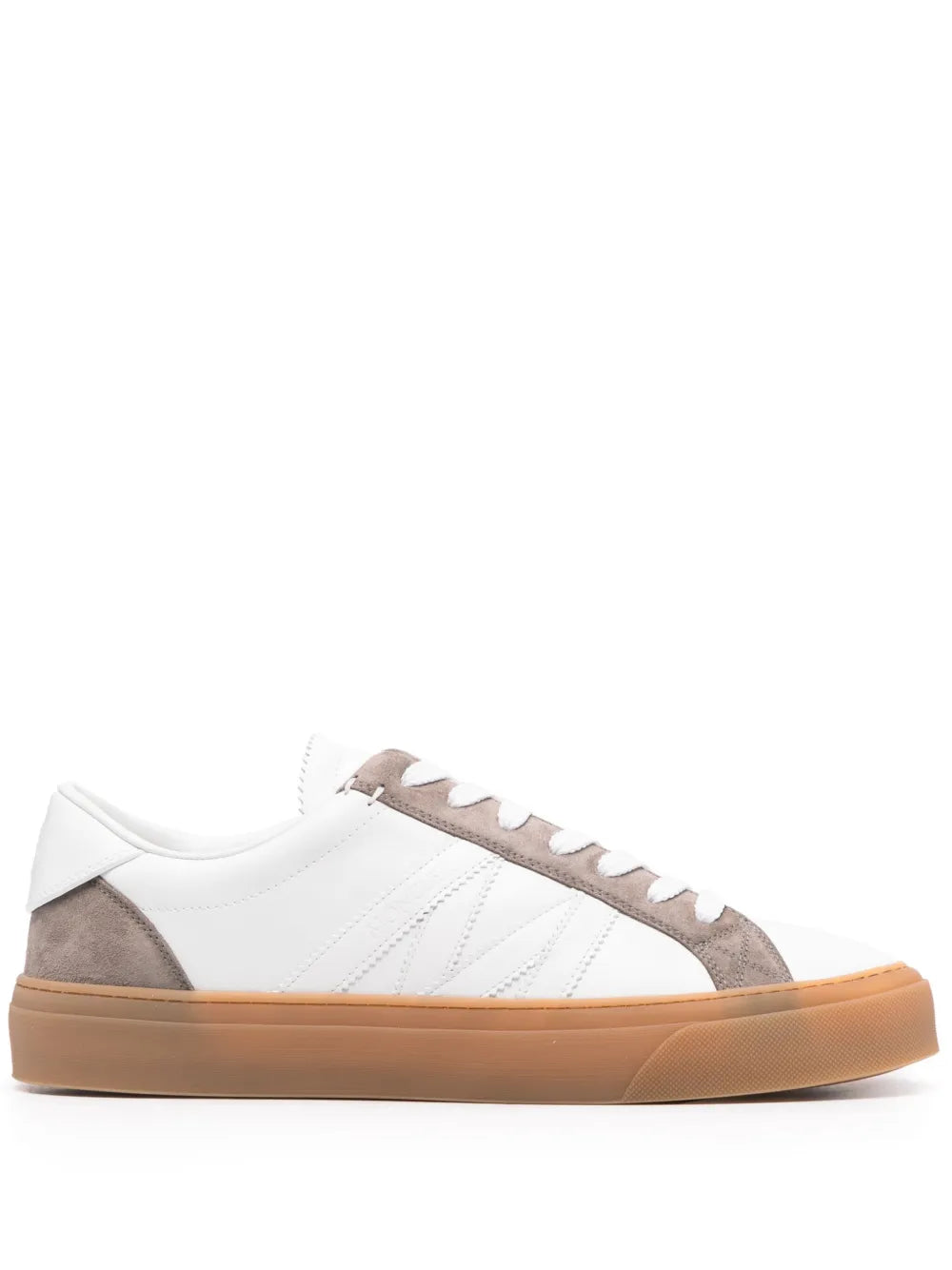 Moncler Monaco 2 Leather Sneakers Grazuv Mart