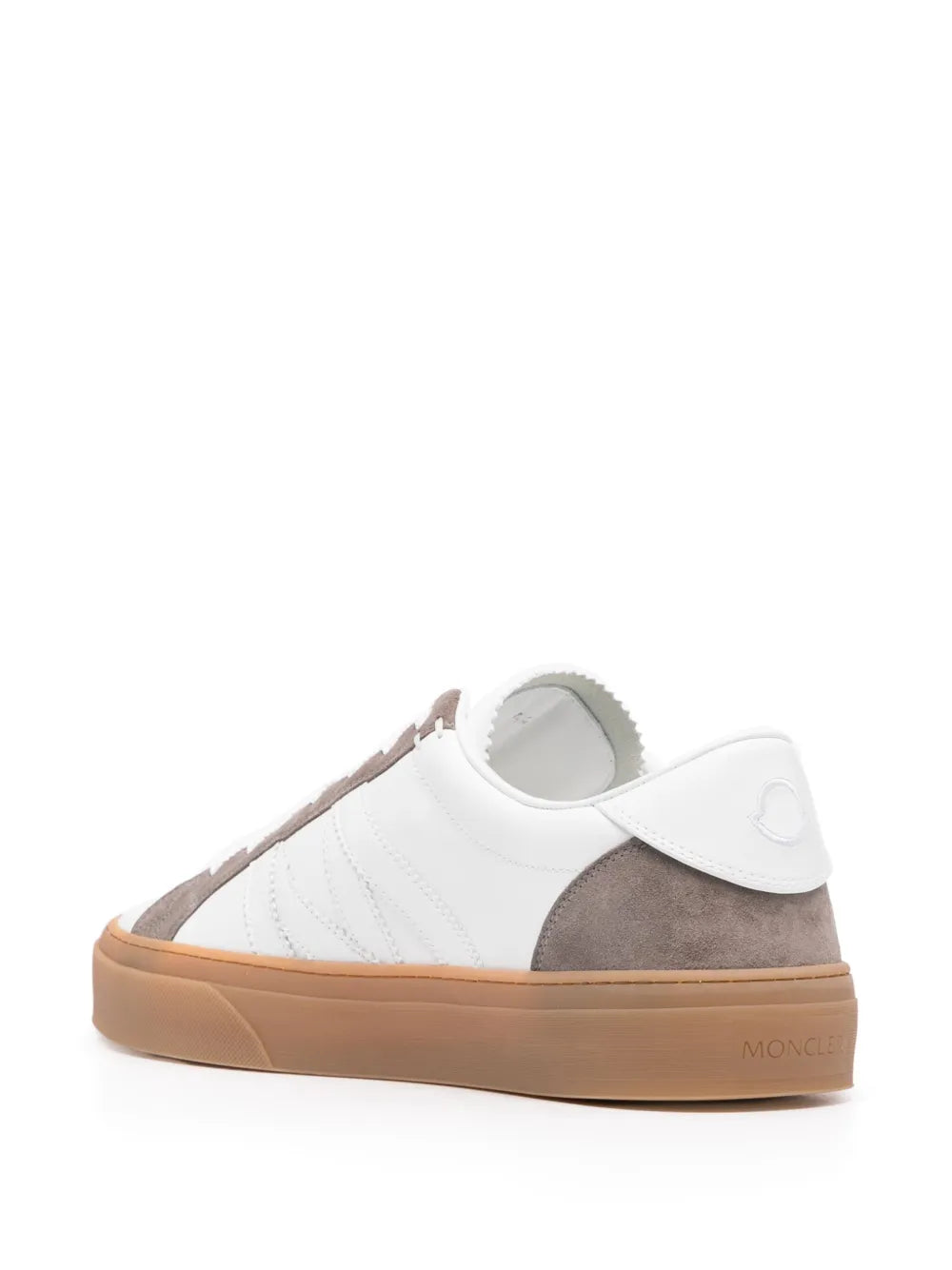 Moncler Monaco 2 Leather Sneakers Grazuv Mart