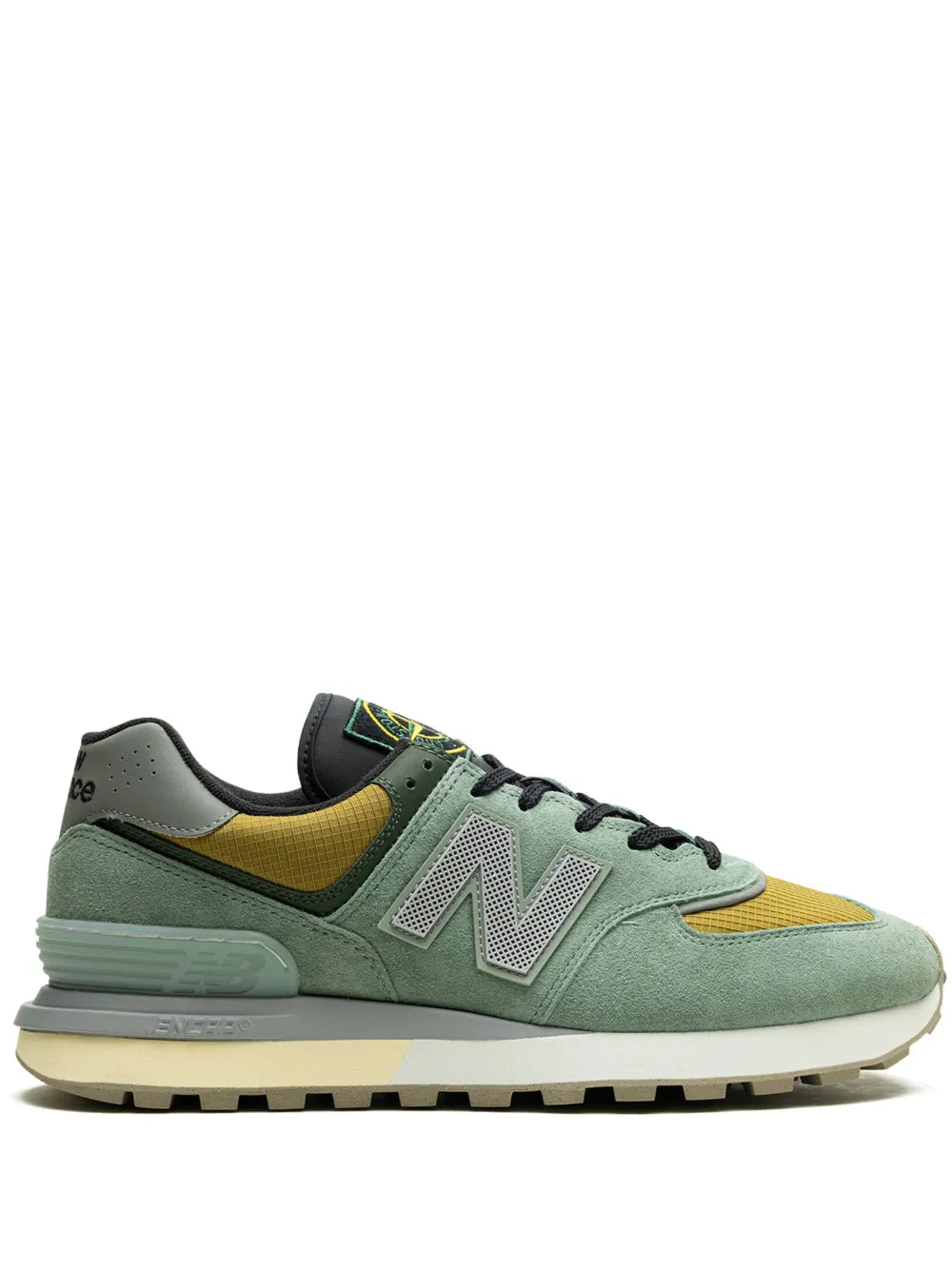 New Balance X Stone Island 574 Legacy Light Green Sneakers Grazuv Mart