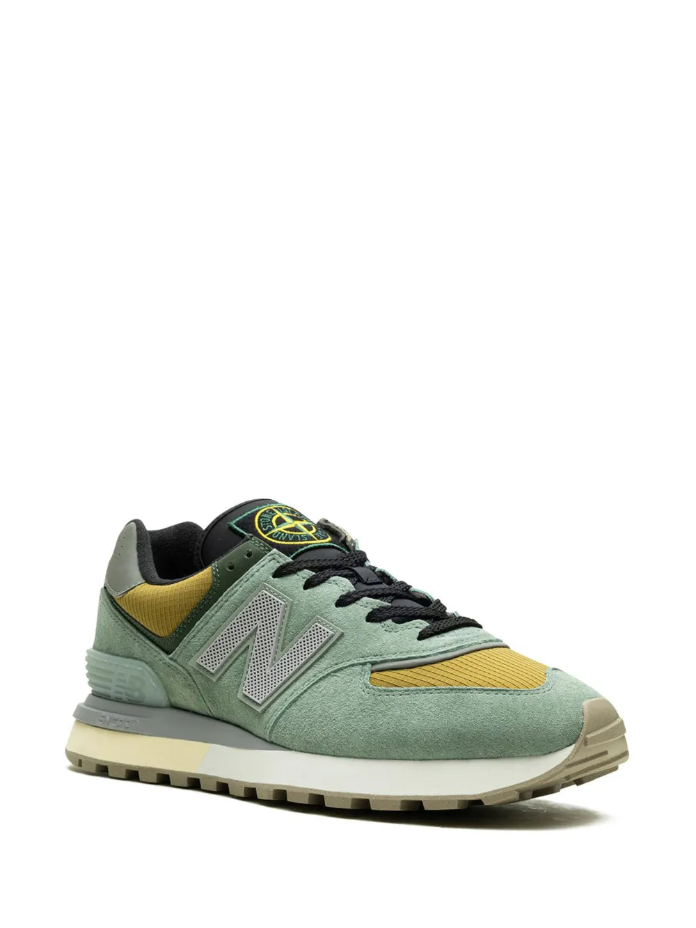 New Balance X Stone Island 574 Legacy Light Green Sneakers Grazuv Mart