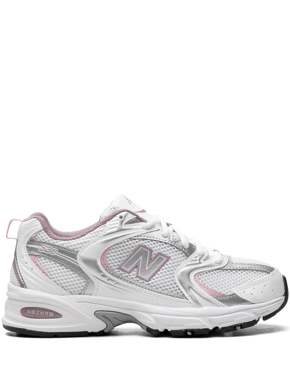 New Balance 530 White/Silver Metalic/Ice Wine/Mid Century Pin Sneakers Grazuv Mart