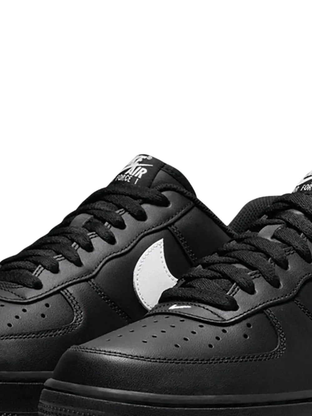 Nike Air Force 1 Black/White Sneakers Grazuv Mart
