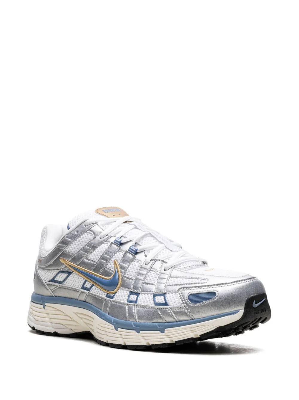 Nike P-6000 Metallic Silver Aegean Storm Sneakers Grazuv Mart