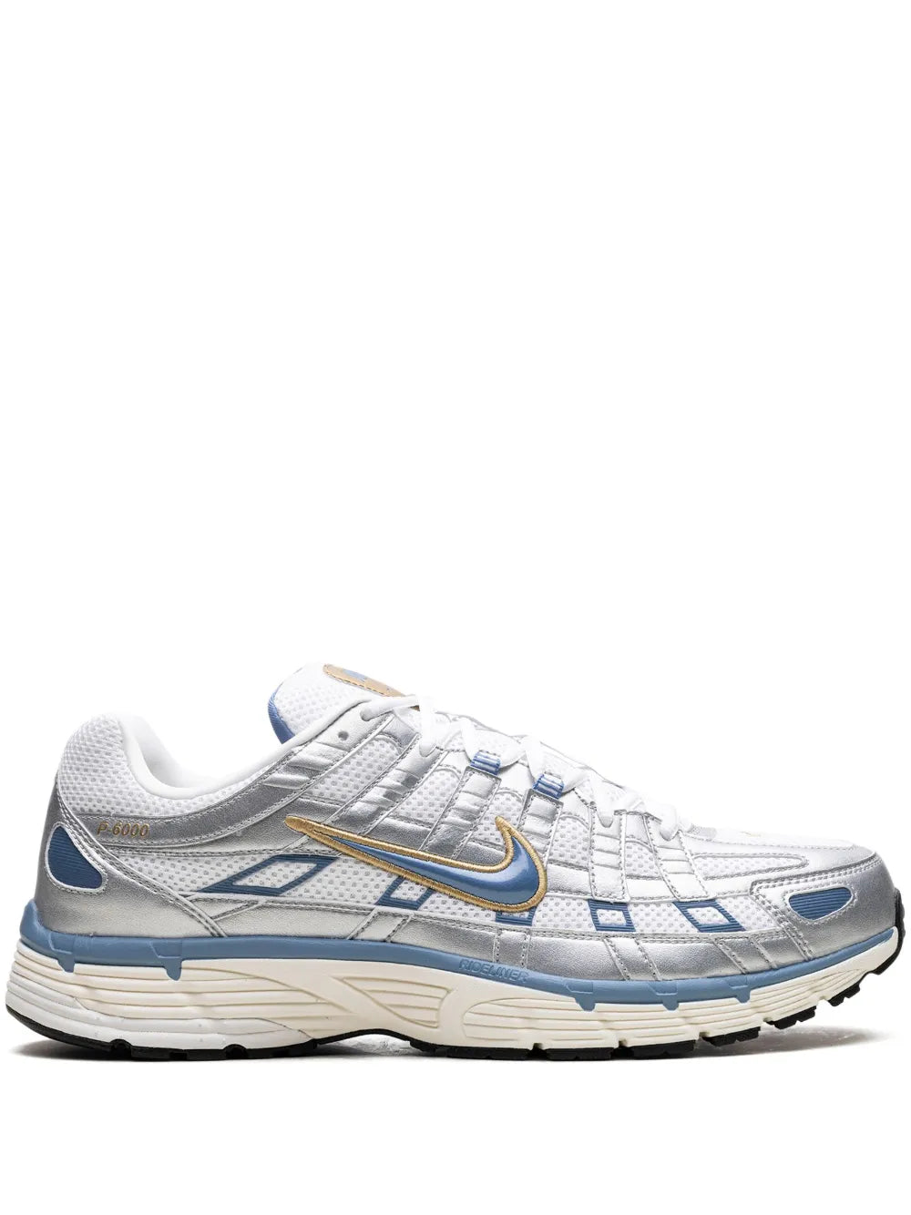 Nike P-6000 Metallic Silver Aegean Storm Sneakers Grazuv Mart
