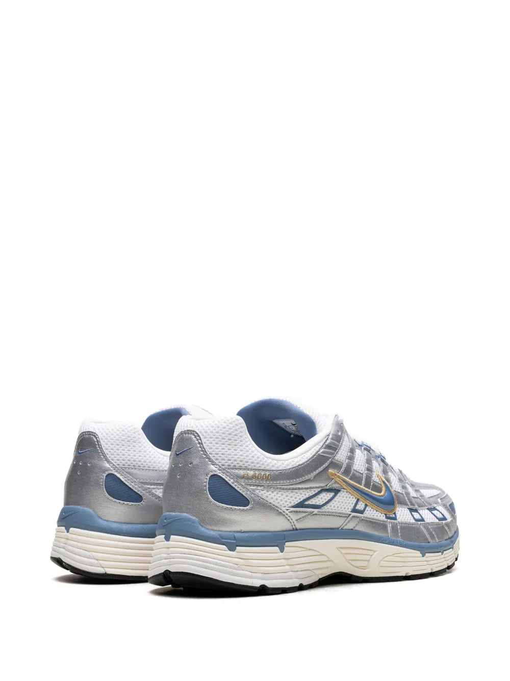 Nike P-6000 Metallic Silver Aegean Storm Sneakers Grazuv Mart