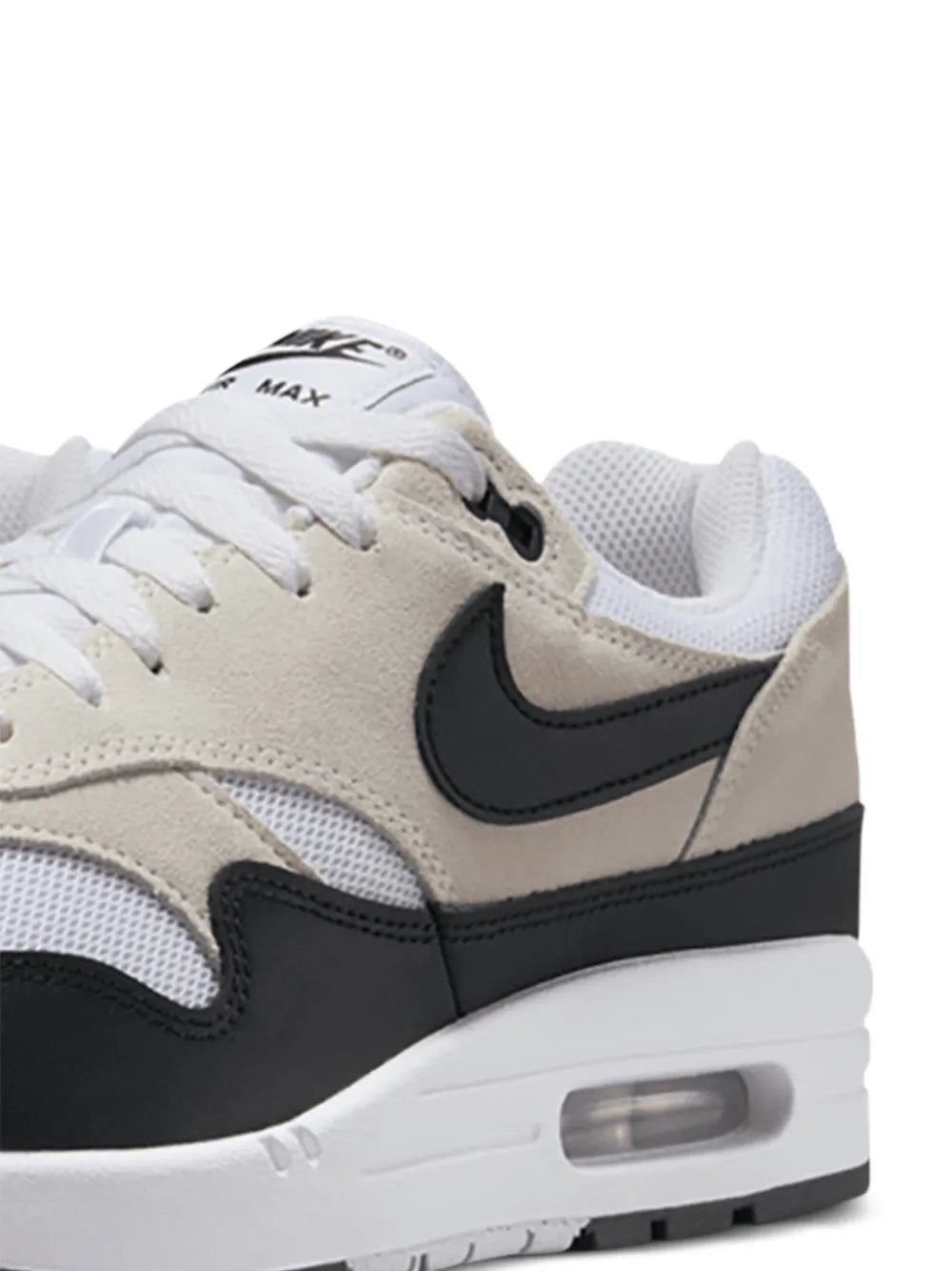 Nike Air Max 1 White/Black Sneakers Grazuv Mart