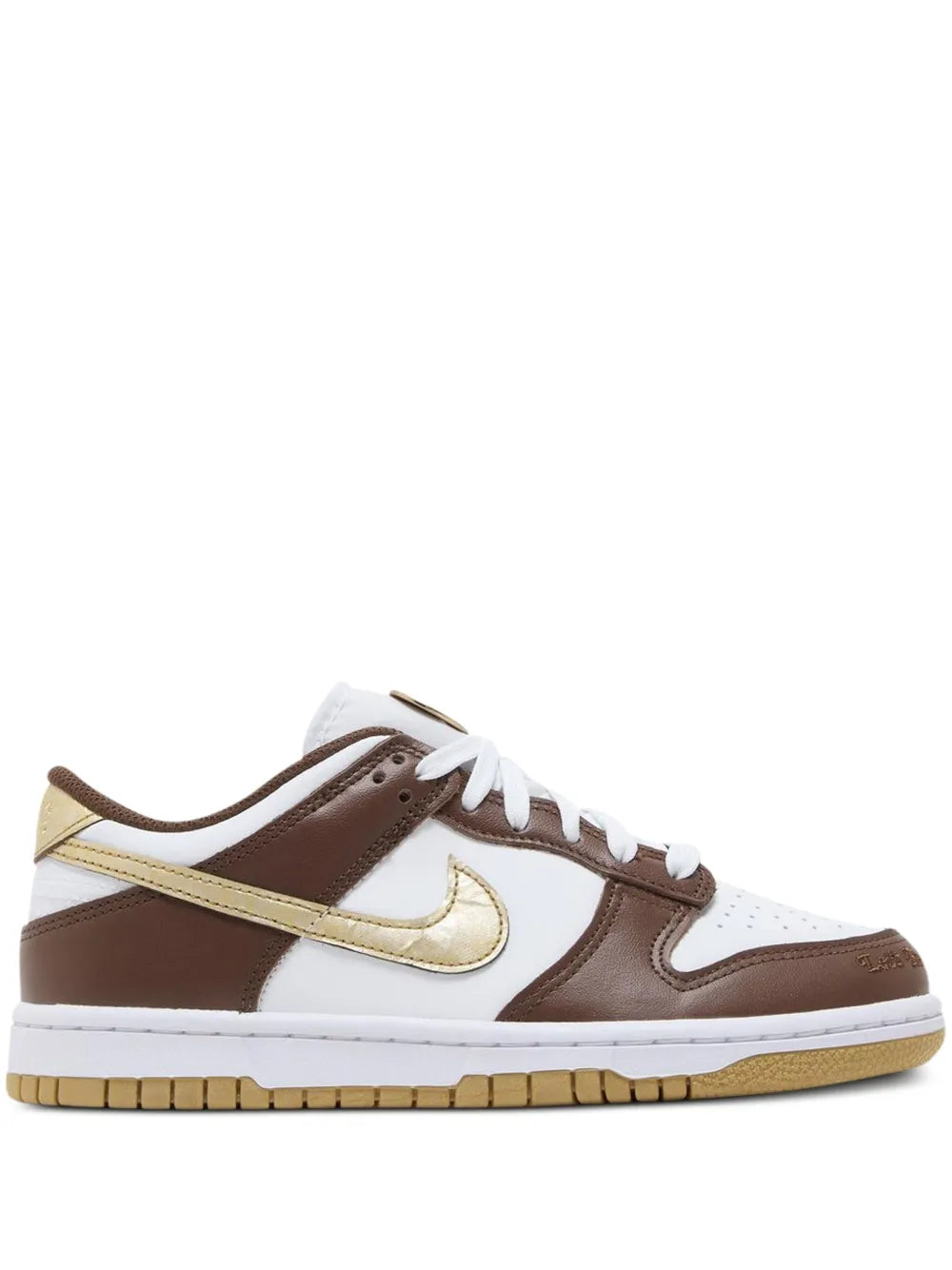 Nike Dunk Low Cacao Wow Metallic Gold Sneakers Grazuv Mart