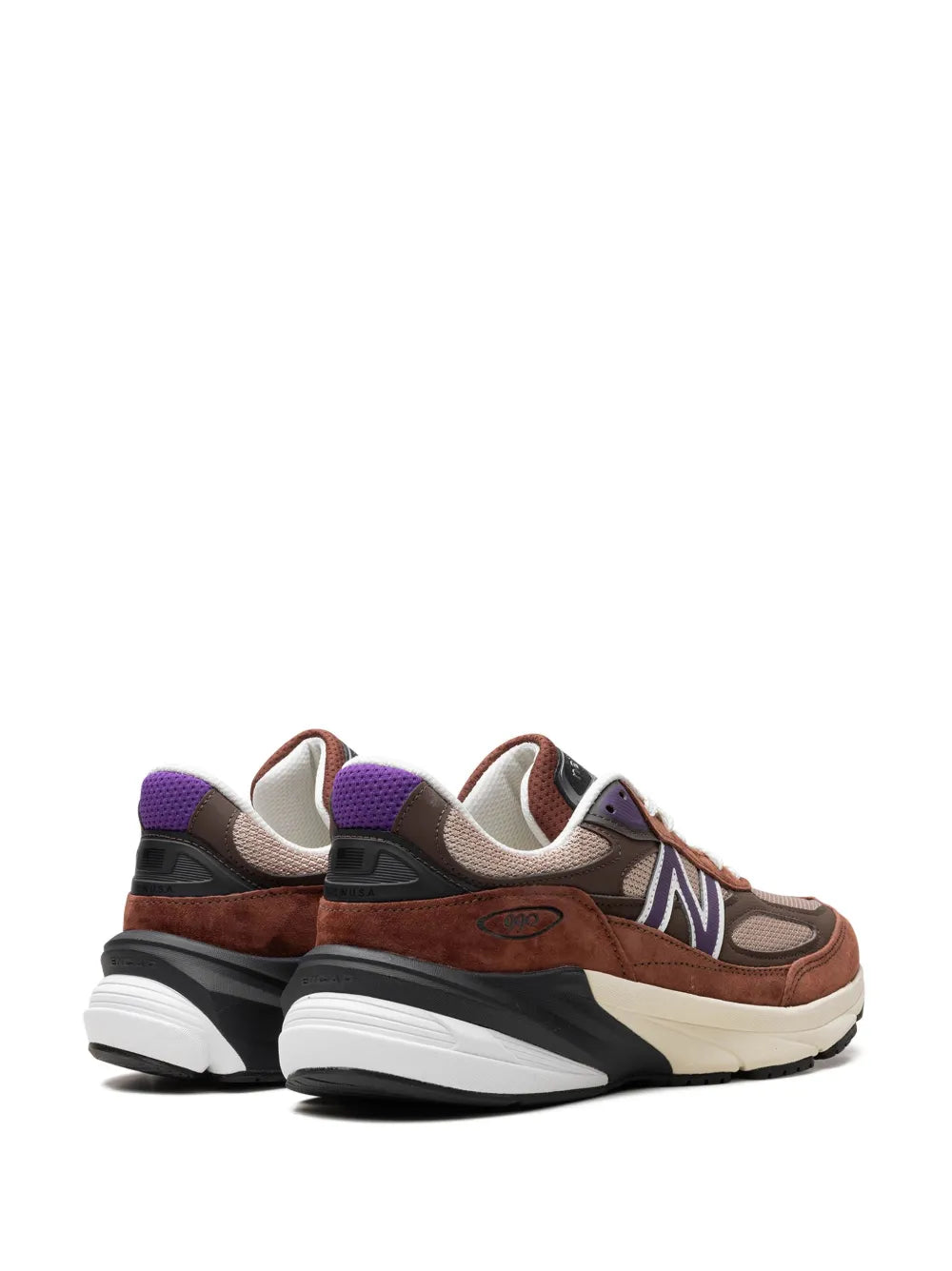 New Balance 990V6 Made In Usa - Rich Oak/Cosmic Grape Sneakers Grazuv Mart