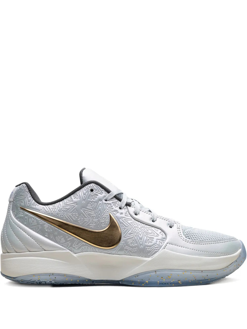 Nike Ja 2 Christmas - Light Silver/Metallic Gold-Iron Grey Sneakers Grazuv Mart