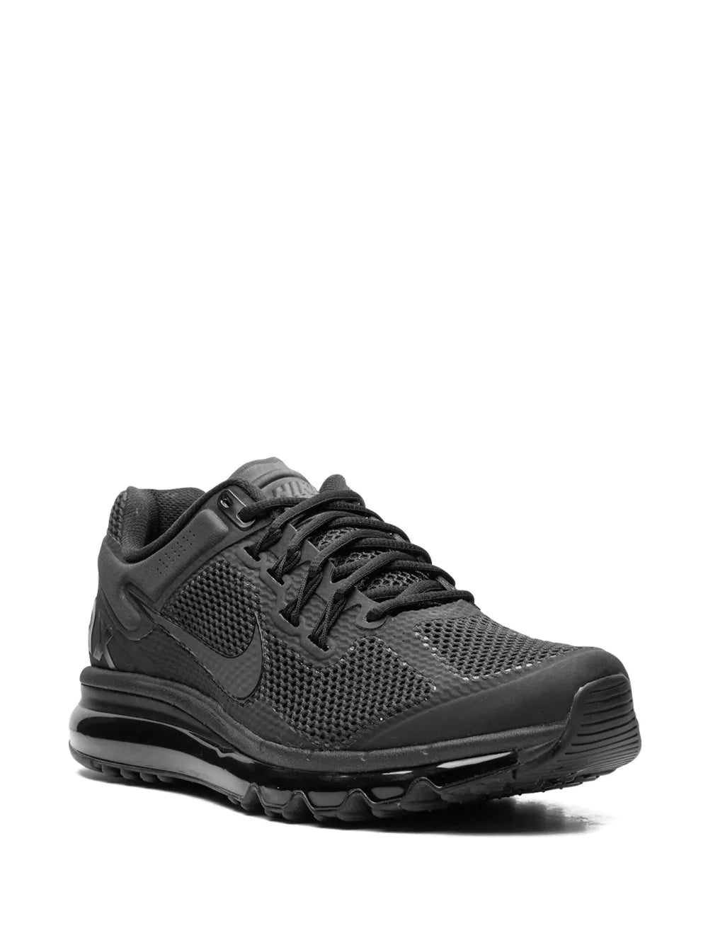 Nike Air Max 2013 Triple Black Sneakers.