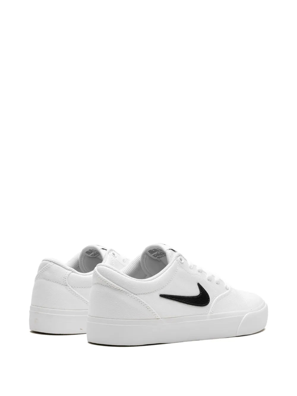 Nike Sb Charge Cnvs White/Black Sneakers Grazuv Mart