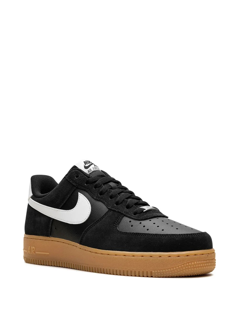 Nike Air Force 1 07 Lv8 Black Suede Sneakers Grazuv Mart