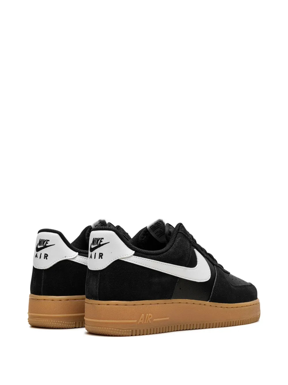Nike Air Force 1 07 Lv8 Black Suede Sneakers Grazuv Mart