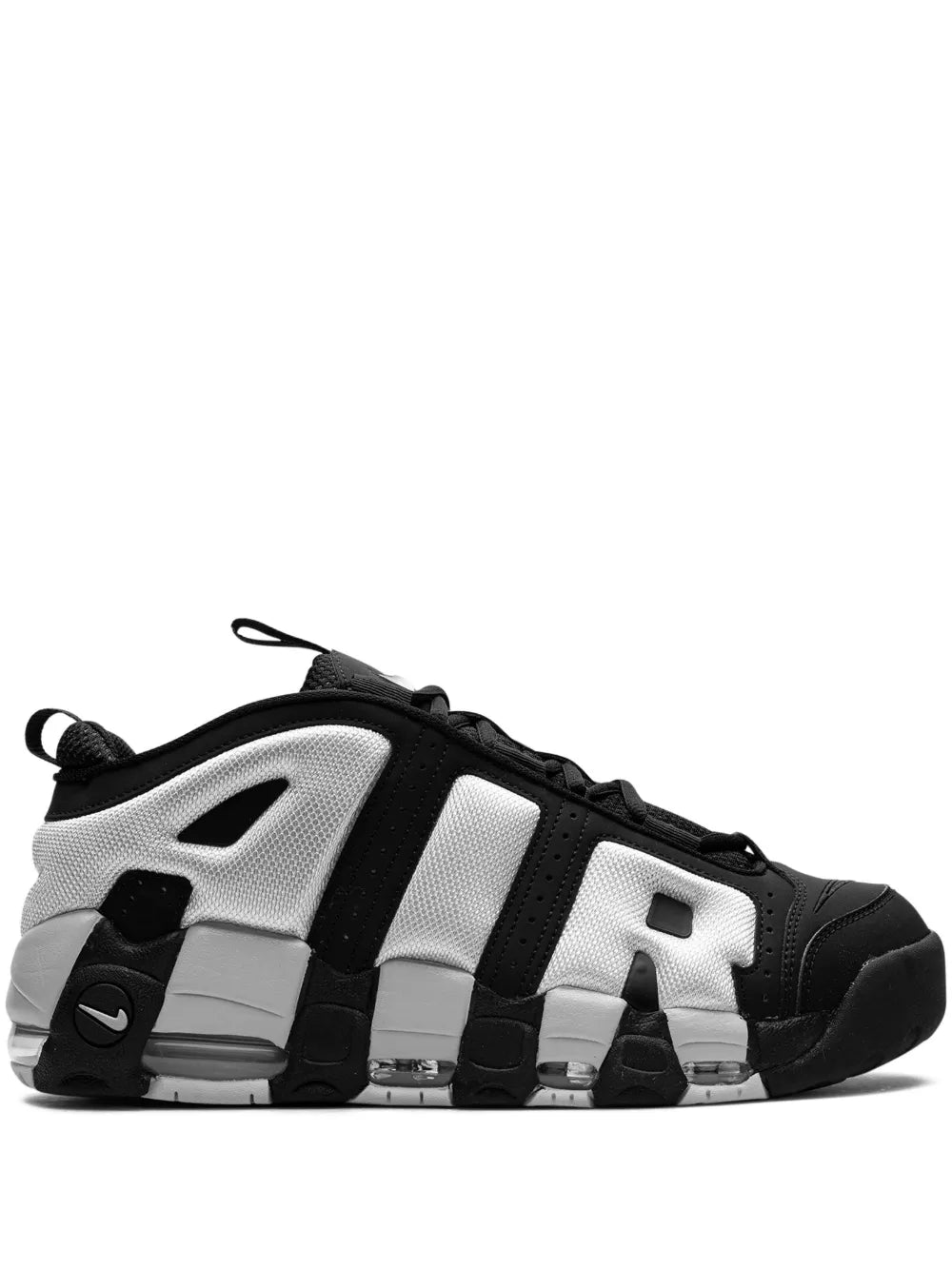 Nike Air More Uptempo Low Black Photon Dust Sneakers Grazuv Mart