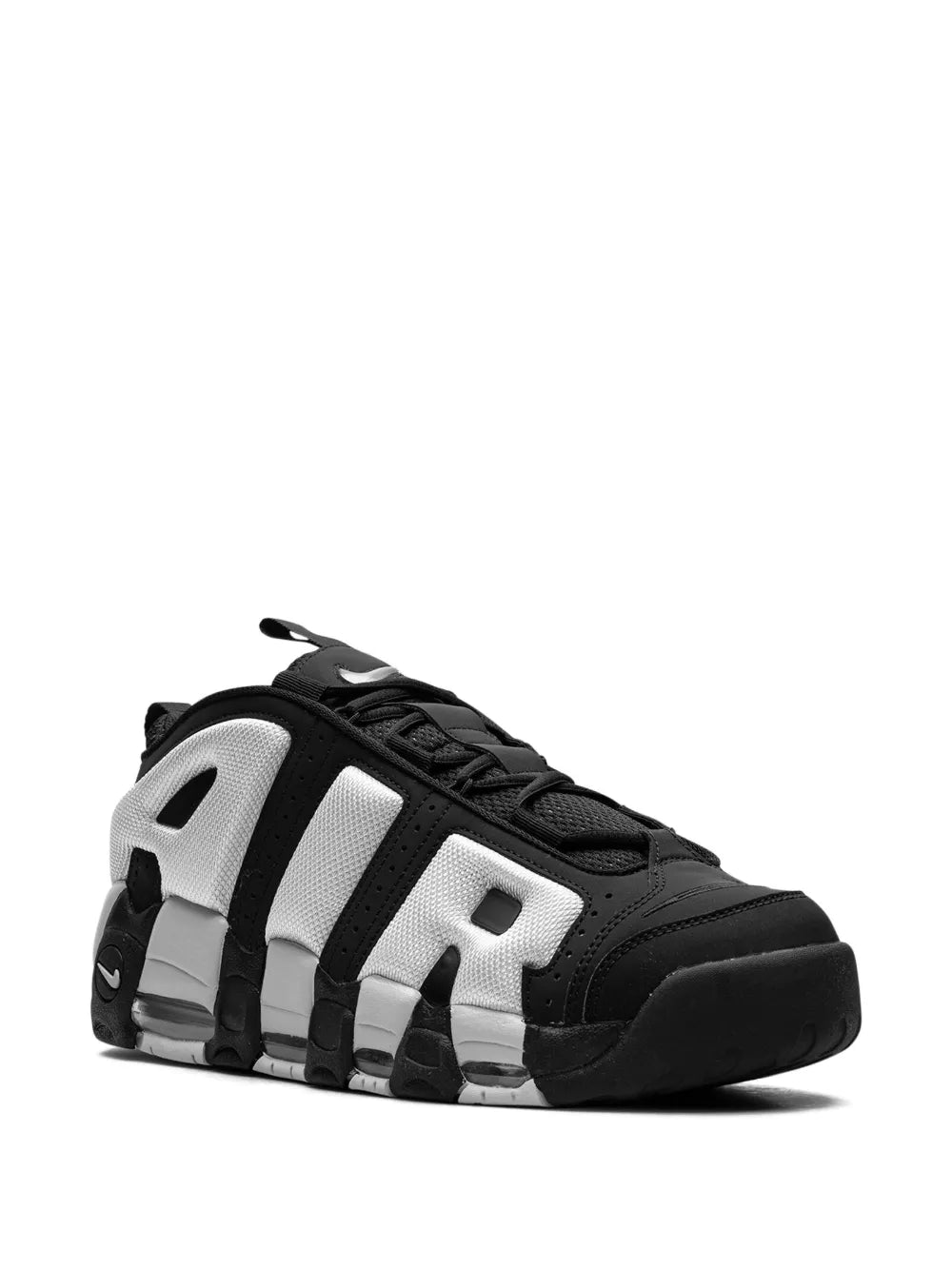 Nike Air More Uptempo Low Black Photon Dust Sneakers Grazuv Mart