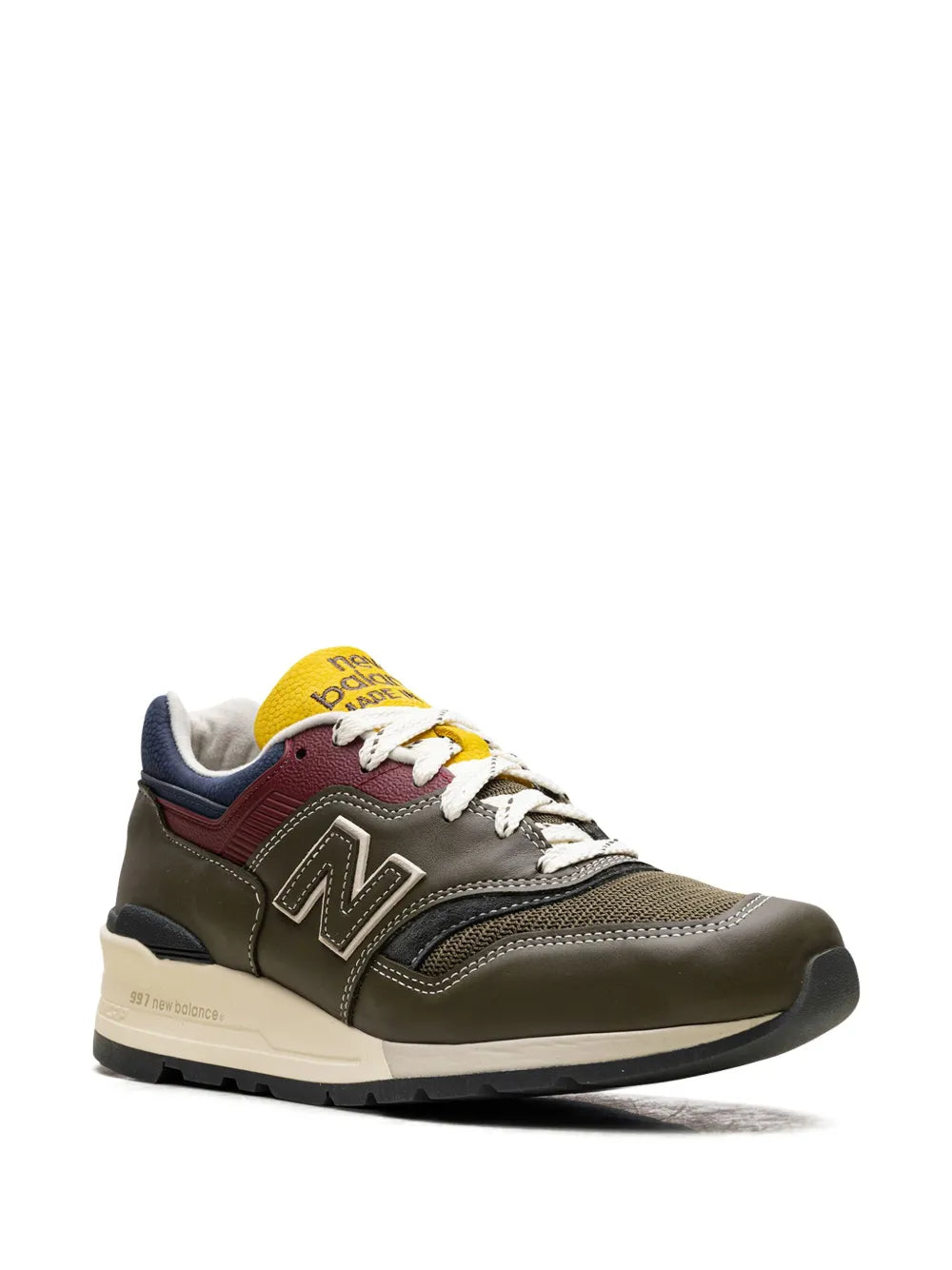 New Balance 997 Aime Leon Dore - Dark Moss/Angora Sneakers Grazuv Mart