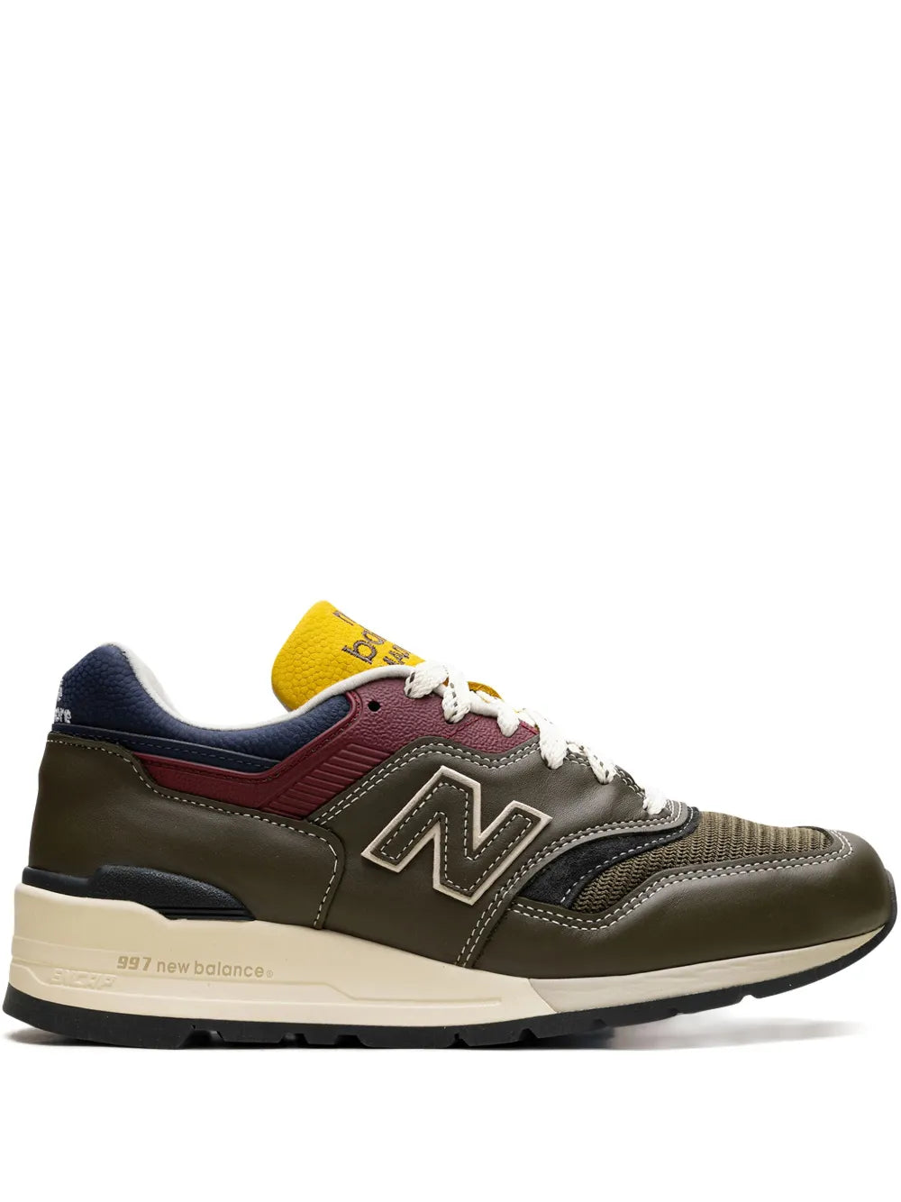 New Balance 997 Aime Leon Dore - Dark Moss/Angora Sneakers Grazuv Mart