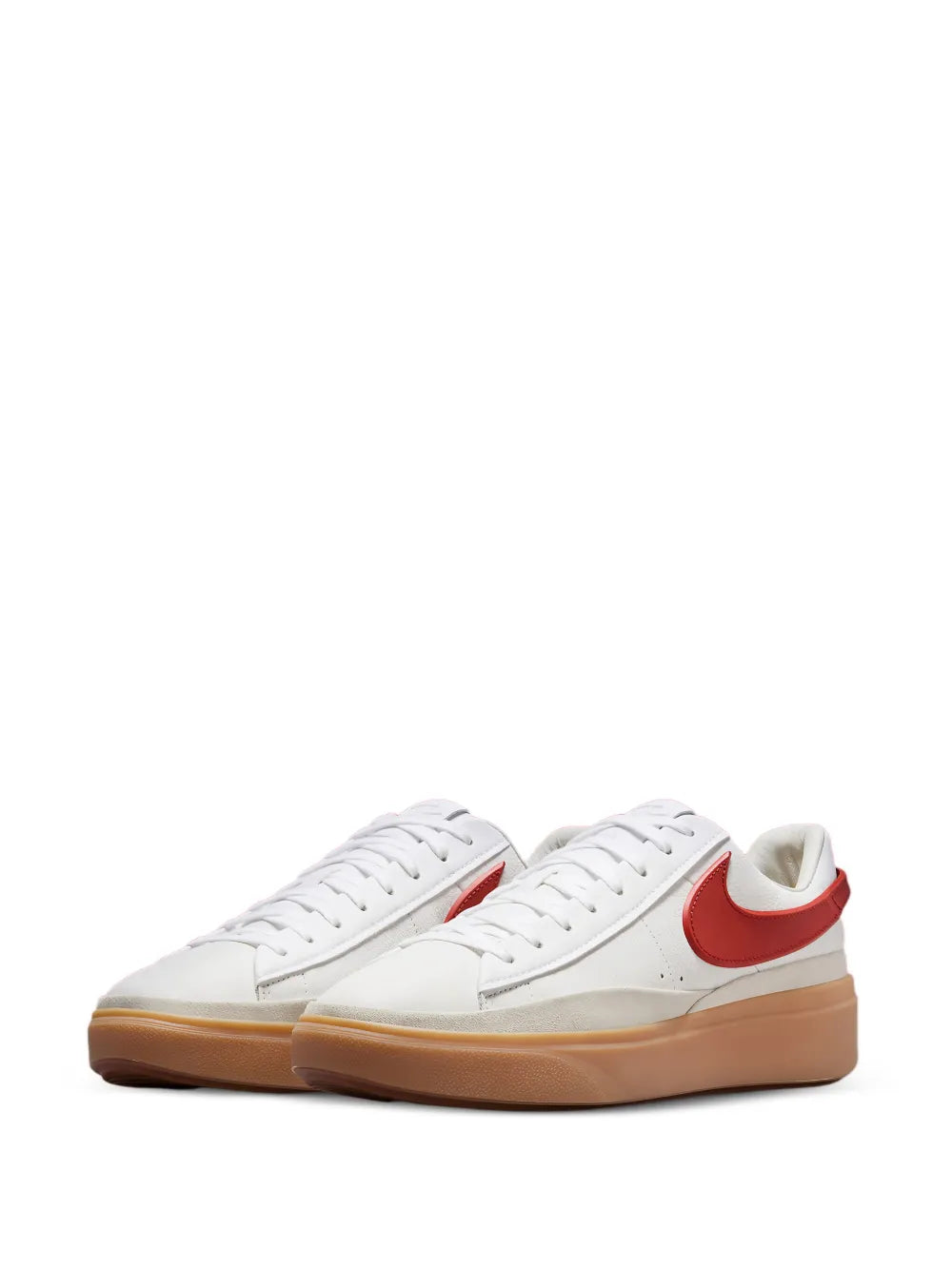 Nike Blazer Phantom Low White Dragon Red Gum Sneakers Grazuv Mart