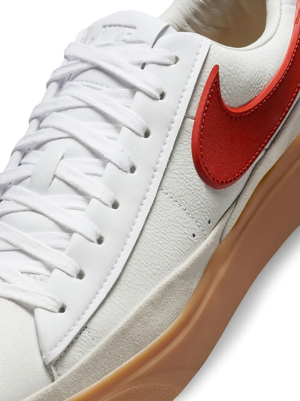 Nike Blazer Phantom Low White Dragon Red Gum Sneakers Grazuv Mart
