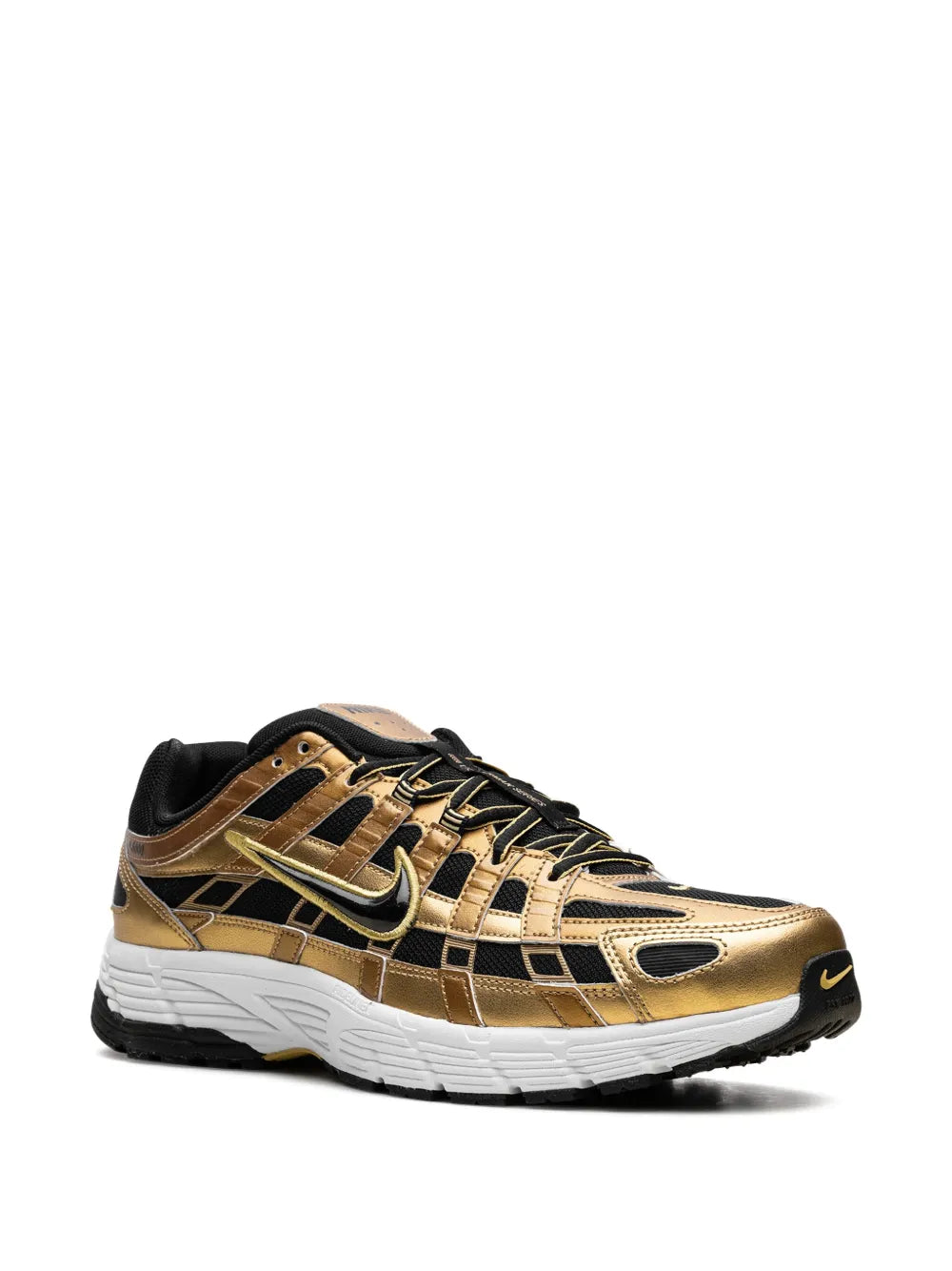Nike P-6000 Metallic Gold Infinite Gold White Black Sneakers Grazuv Mart