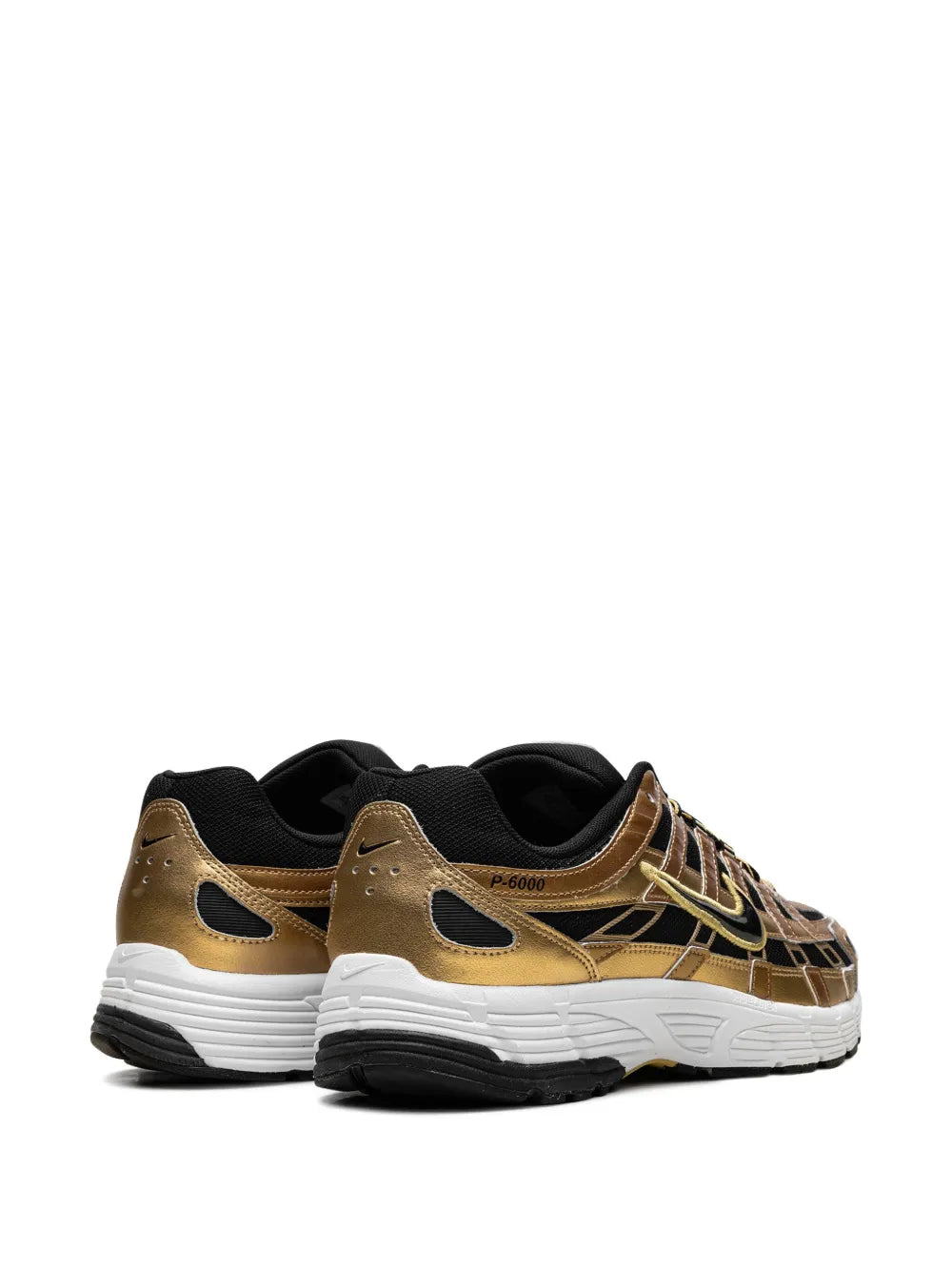 Nike P-6000 Metallic Gold Infinite Gold White Black Sneakers Grazuv Mart