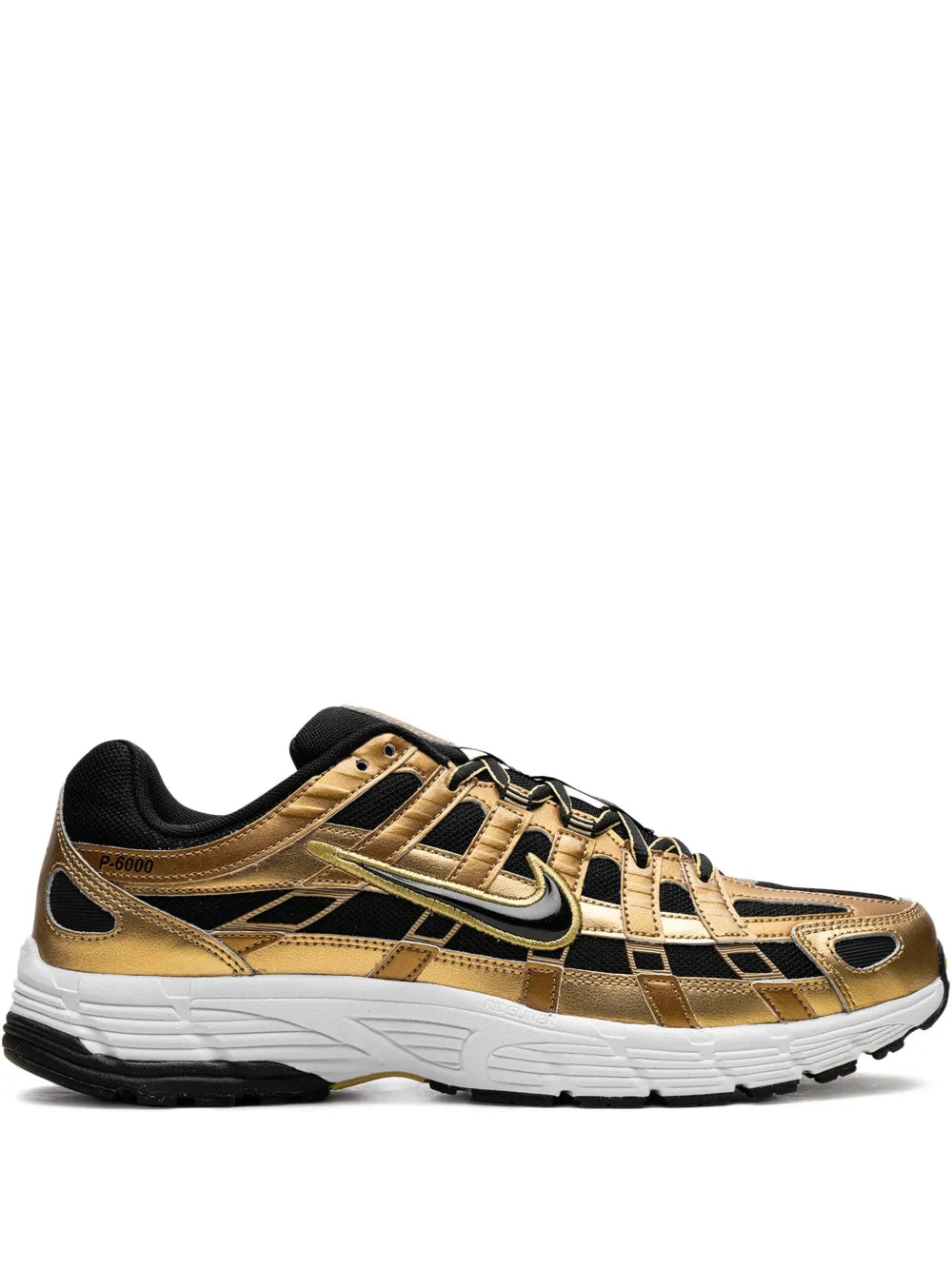 Nike P-6000 Metallic Gold Infinite Gold White Black Sneakers Grazuv Mart