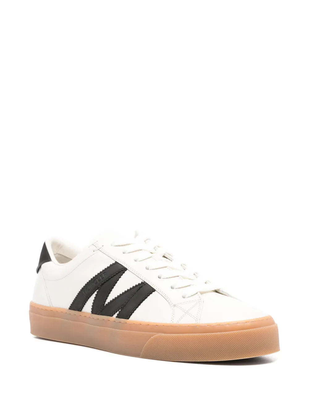 Moncler Monaco2 Leather Sneakers Grazuv Mart