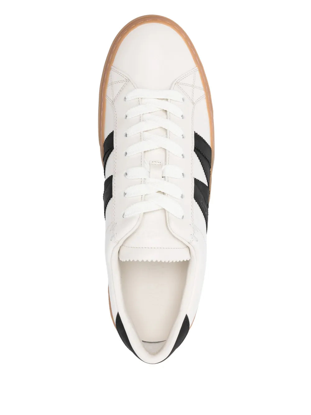 Moncler Monaco2 Leather Sneakers Grazuv Mart