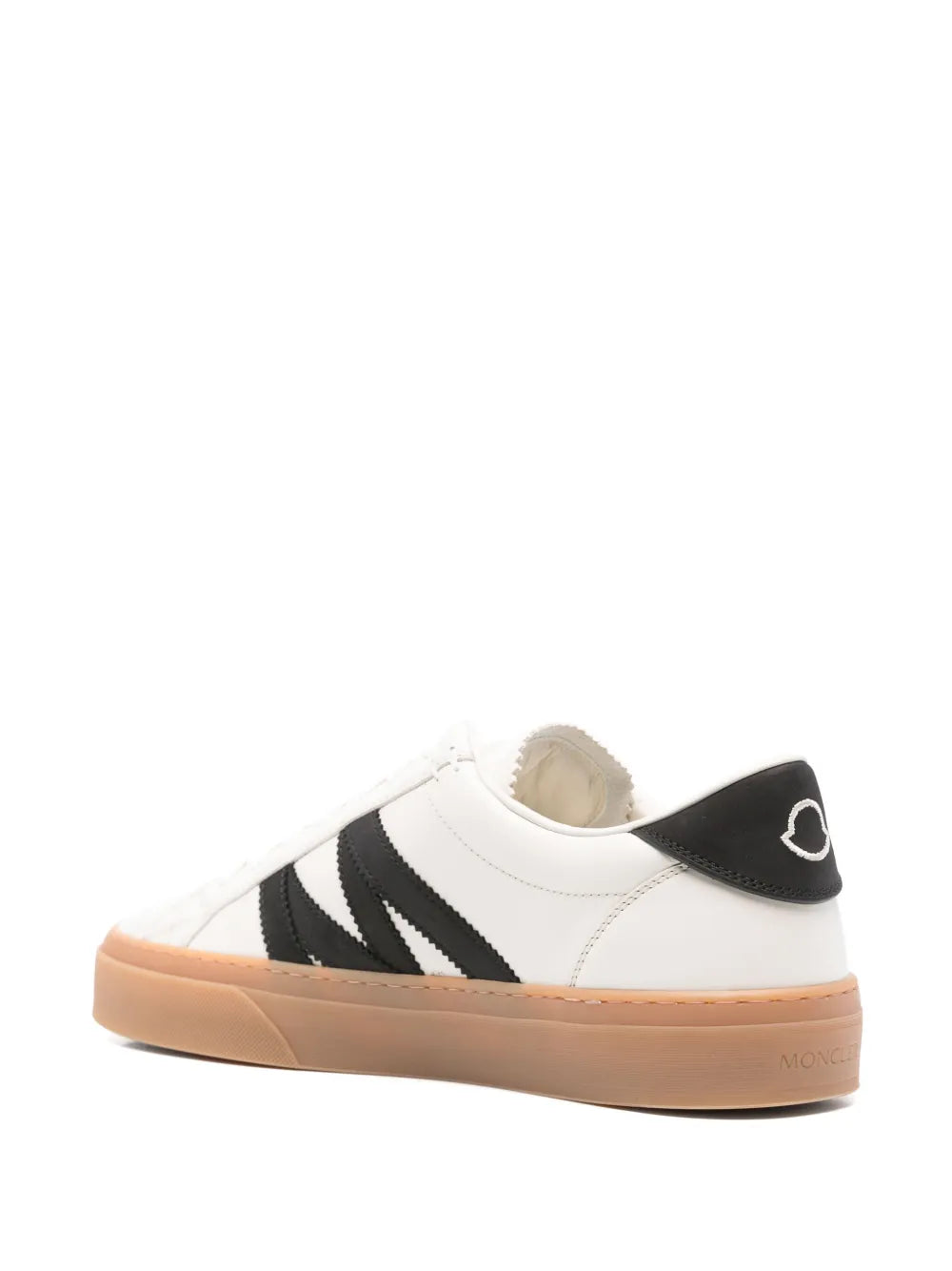 Moncler Monaco2 Leather Sneakers Grazuv Mart